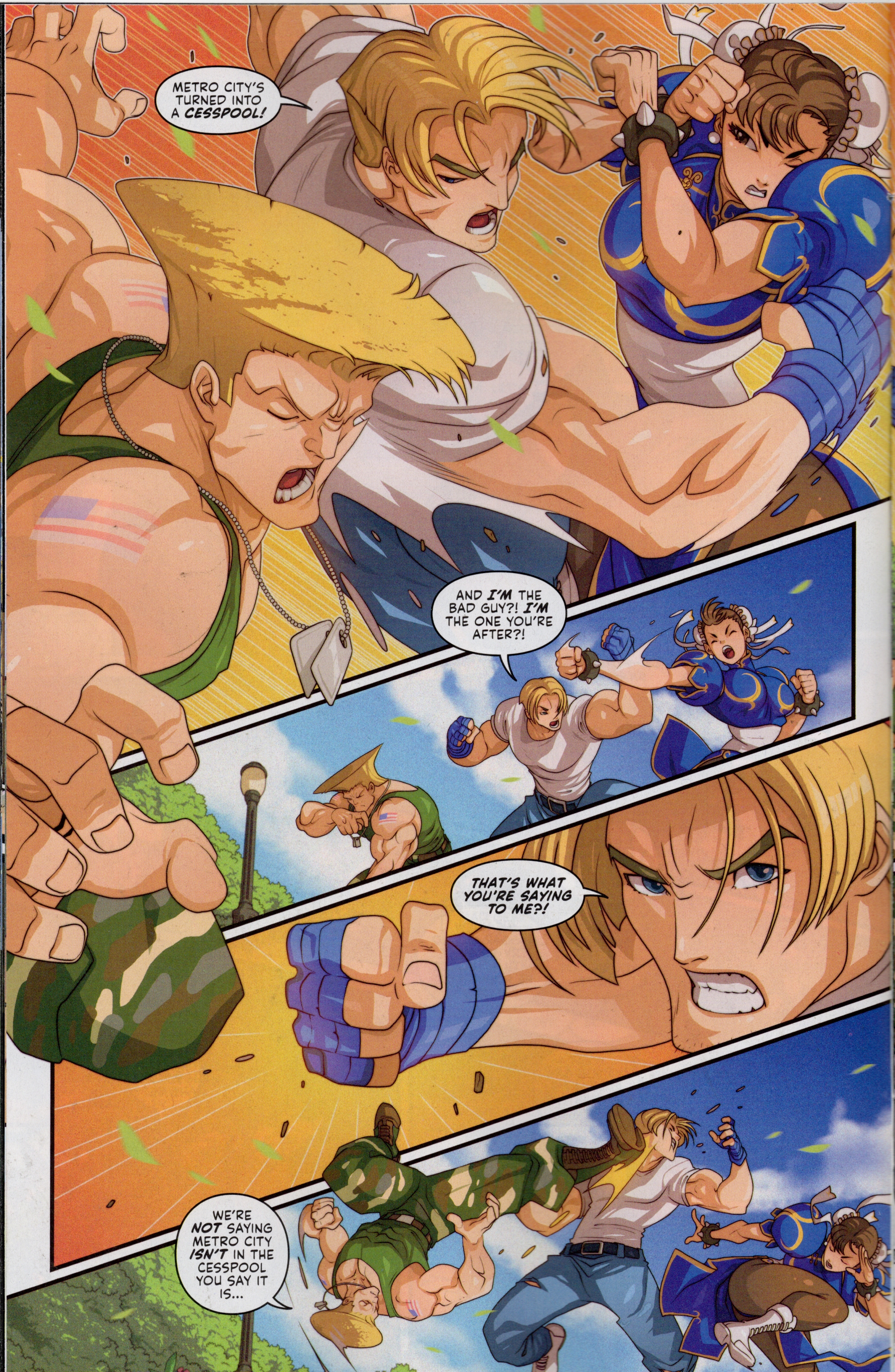 <{ $series->title }} issue Street Fighter vs Final Fight - Page 12