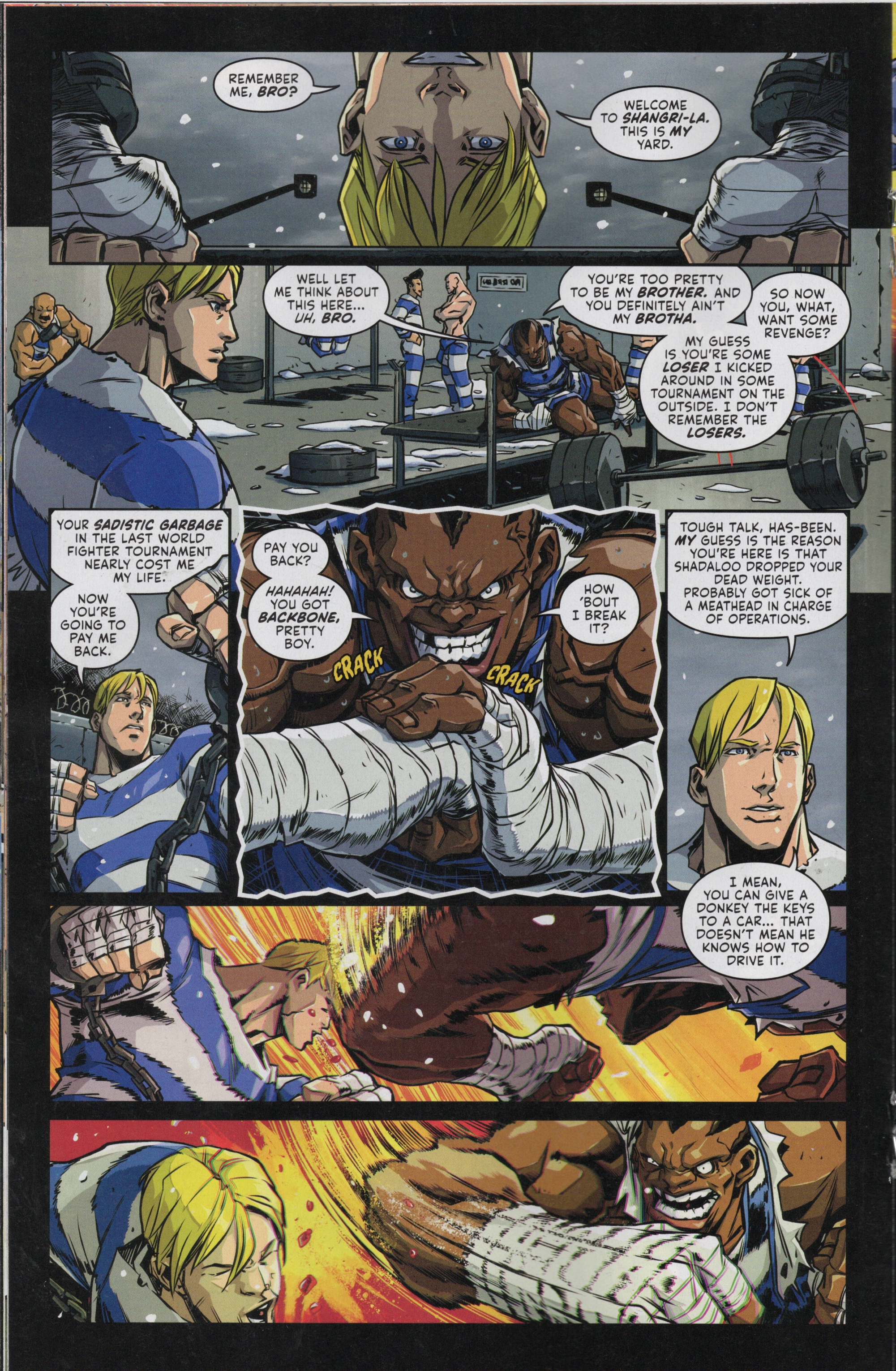 <{ $series->title }} issue Street Fighter vs Final Fight - Page 16