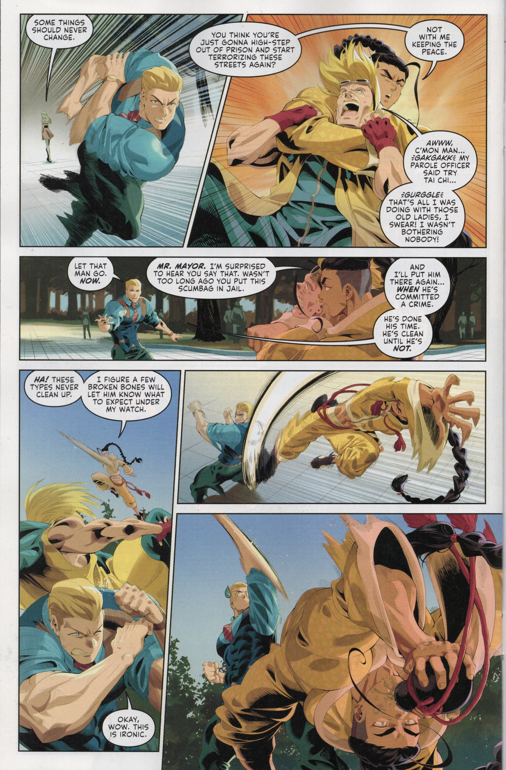 <{ $series->title }} issue Street Fighter vs Final Fight - Page 24