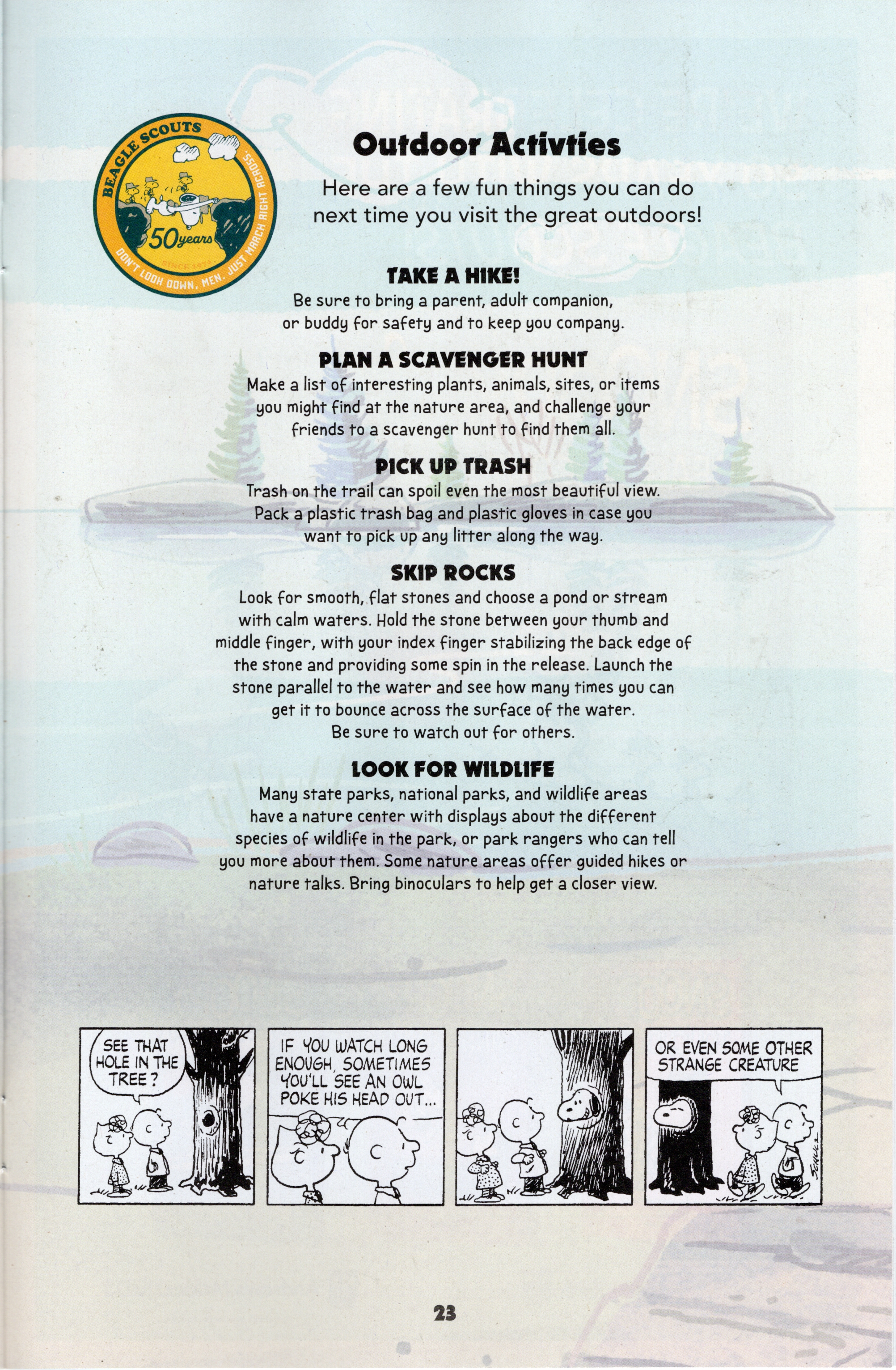 <{ $series->title }} issue Snoopy Beagle Scout Adventures - Page 25