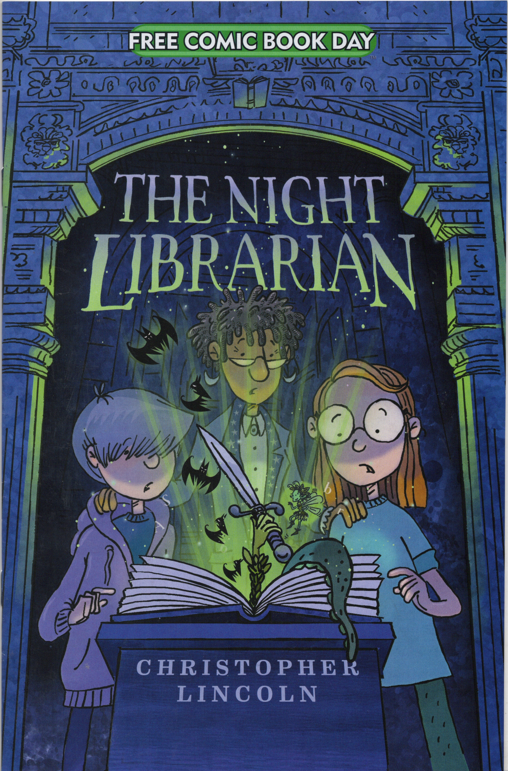 <{ $series->title }} issue The Night Librarian - Page 1