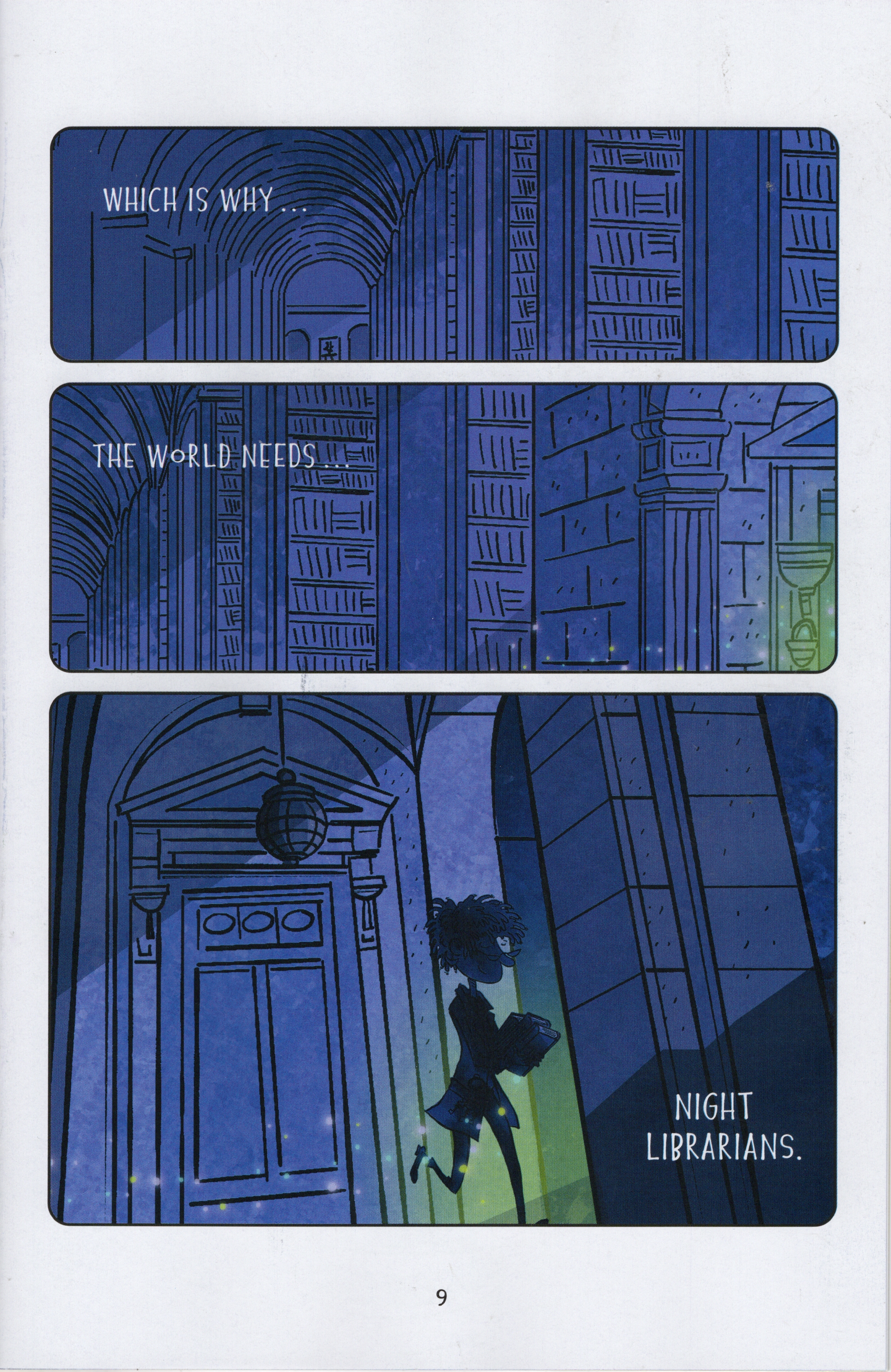 <{ $series->title }} issue The Night Librarian - Page 9