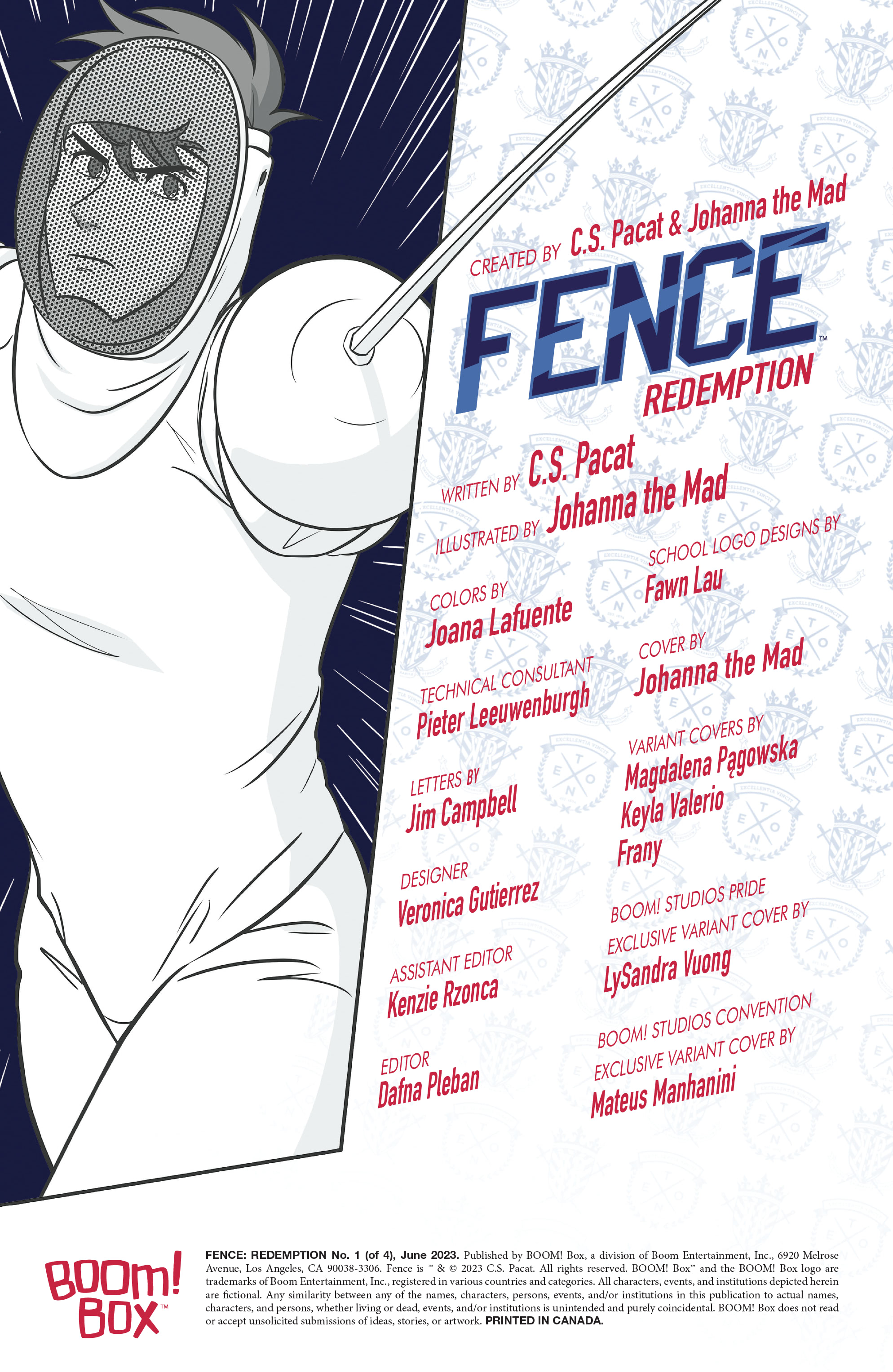 Fence: Redemption (2023-) issue 1 - Page 2