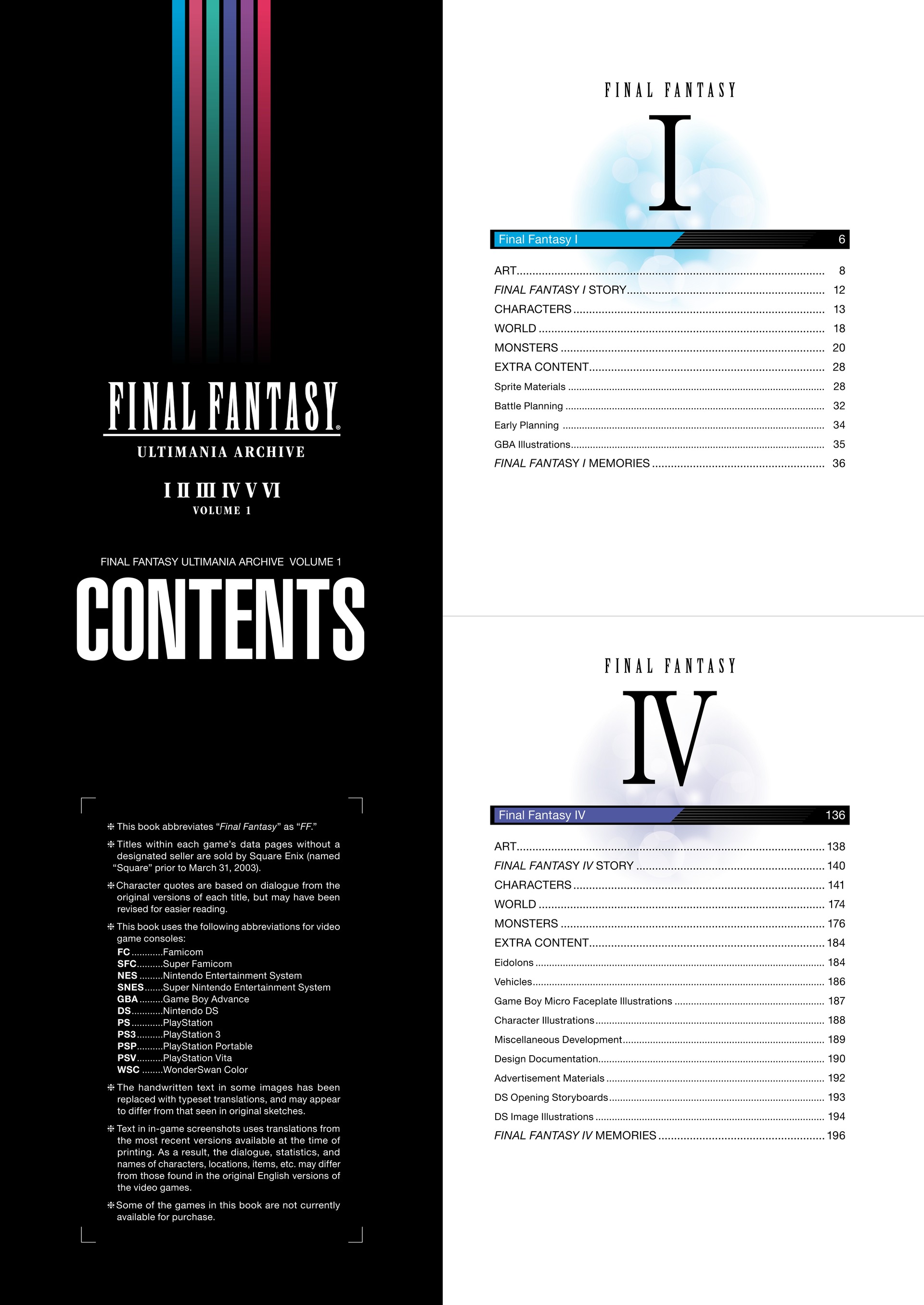 Final Fantasy Ultimania Archive (2018-) issue Vol. 1 - Page 8