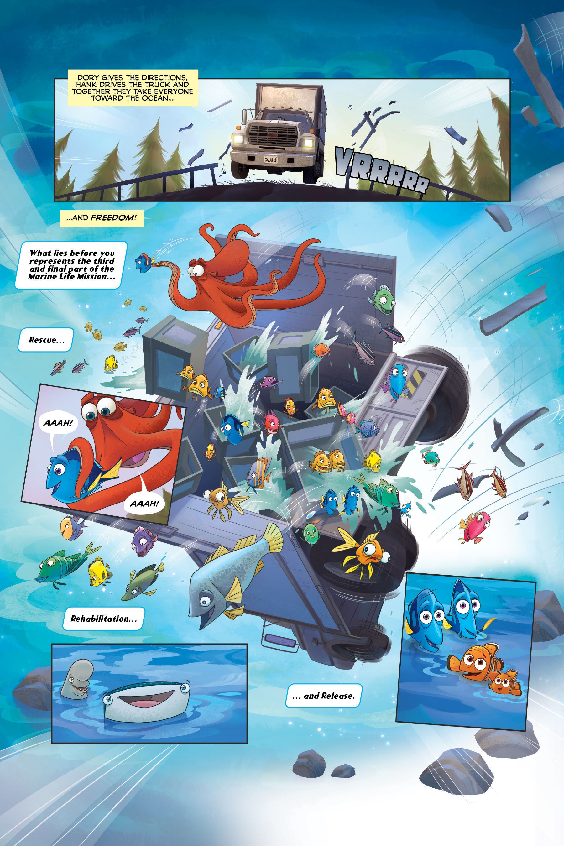 Finding Nemo and Finding Dory: The Story of the Movies in Comics (2020) issue 1 - Page 100