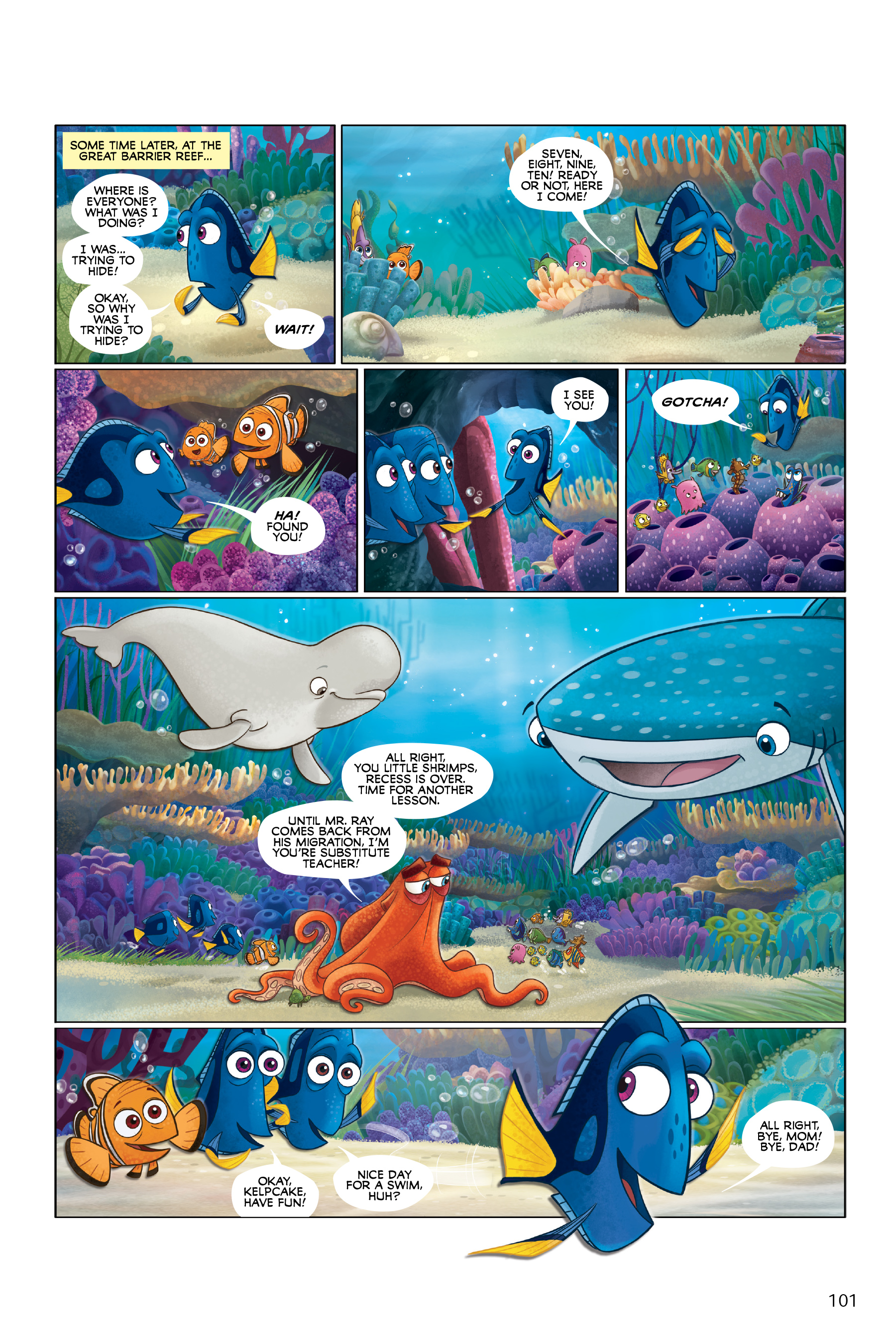 Finding Nemo and Finding Dory: The Story of the Movies in Comics (2020) issue 1 - Page 101