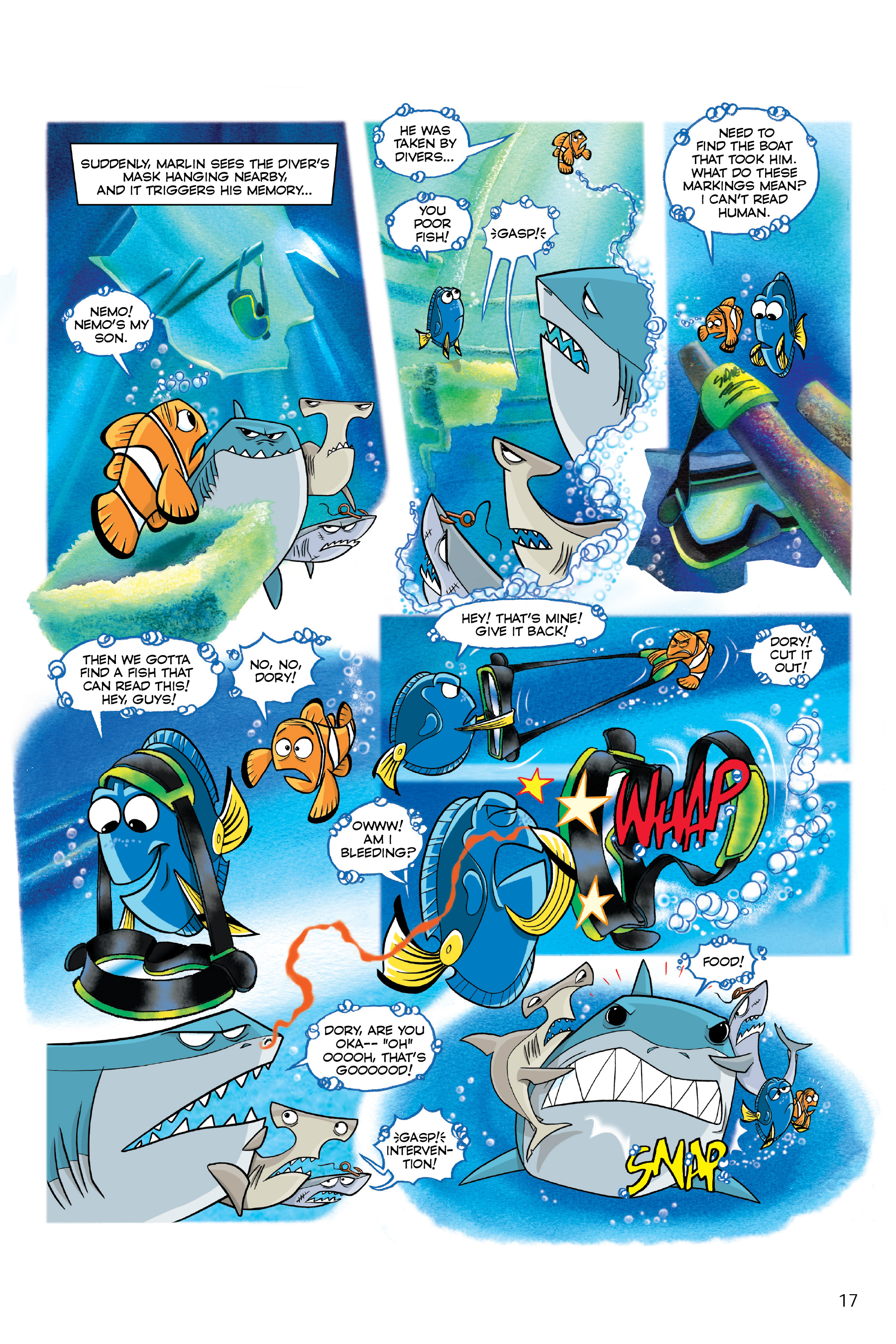 Finding Nemo and Finding Dory: The Story of the Movies in Comics (2020) issue 1 - Page 17