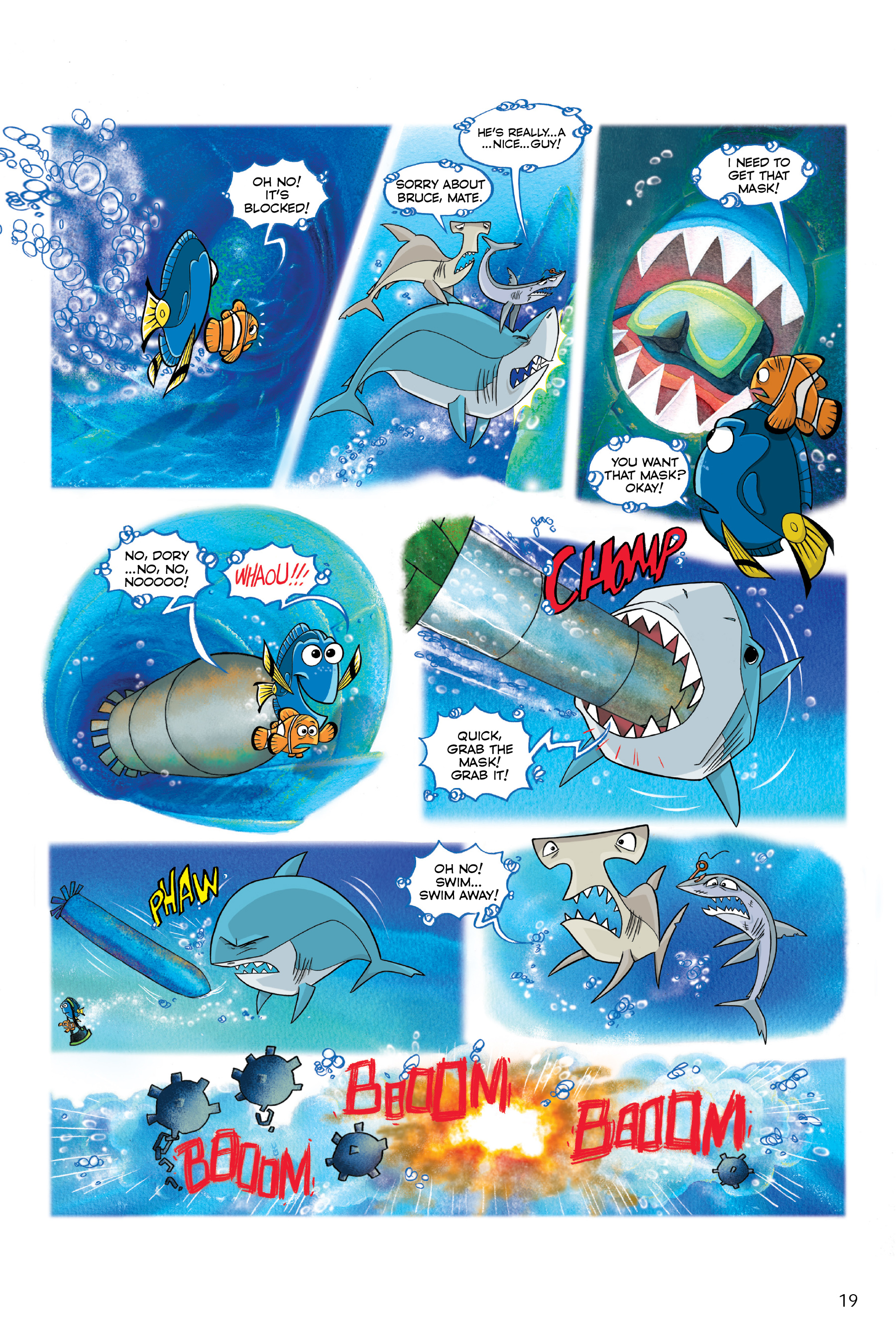 Finding Nemo and Finding Dory: The Story of the Movies in Comics (2020) issue 1 - Page 19