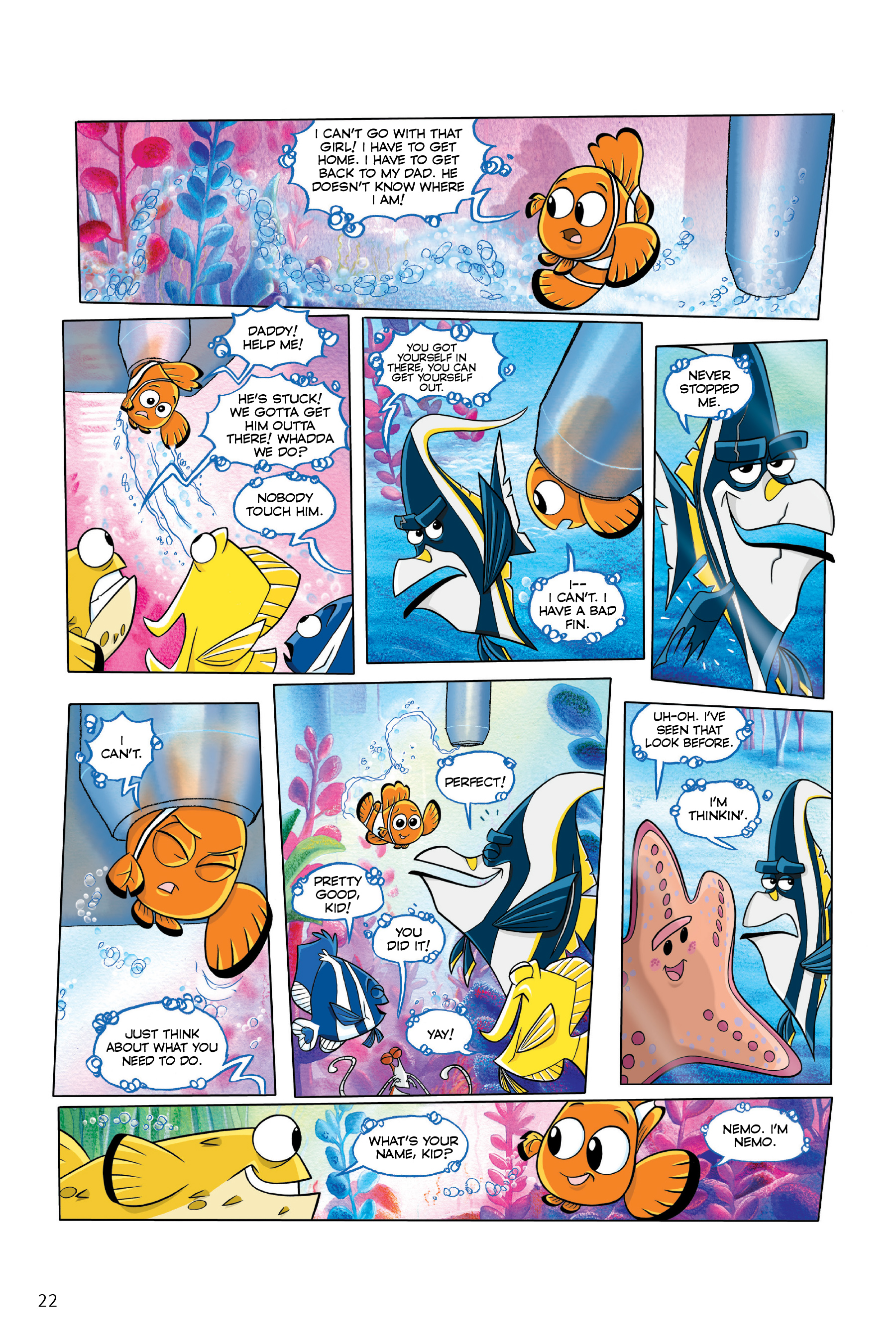 Finding Nemo and Finding Dory: The Story of the Movies in Comics (2020) issue 1 - Page 22