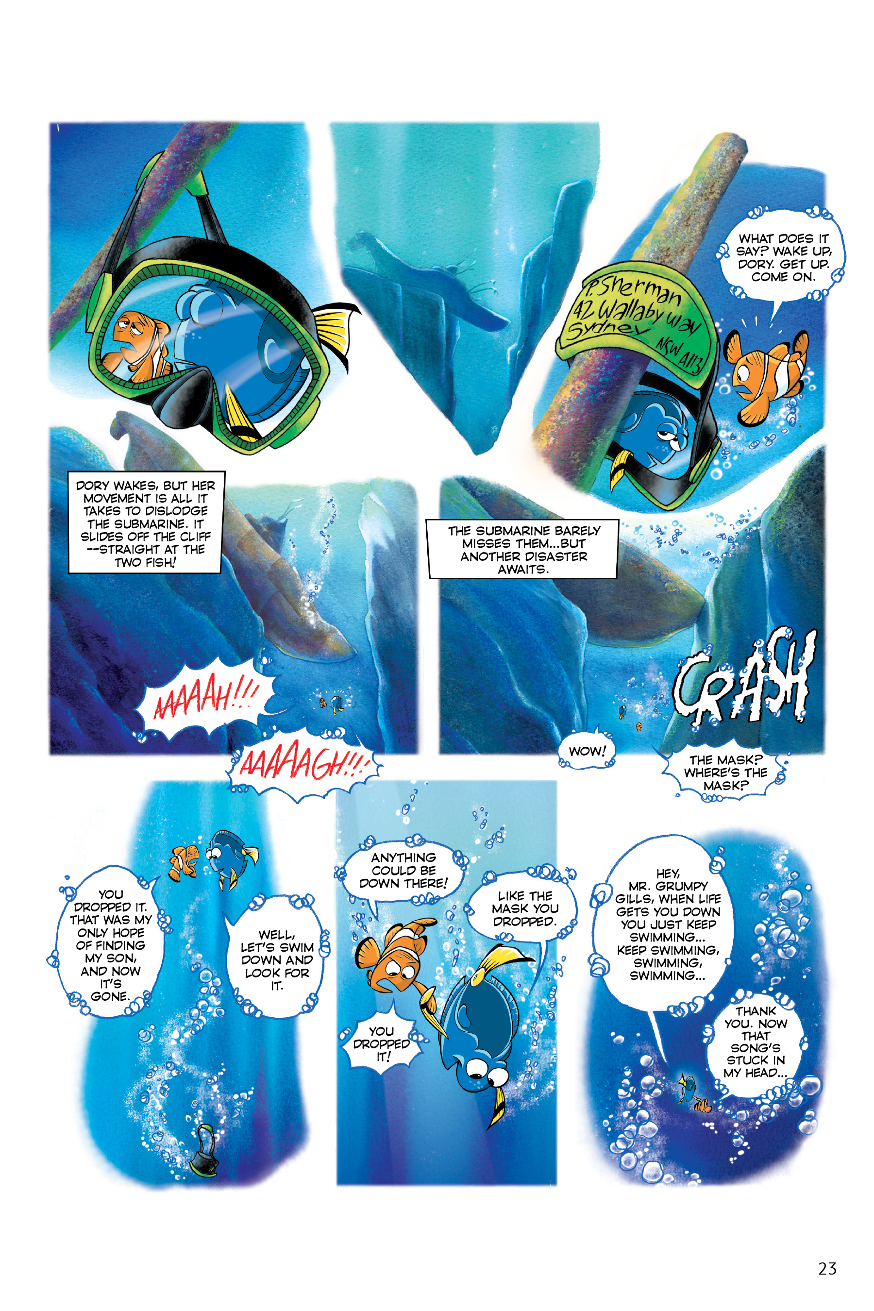 Finding Nemo and Finding Dory: The Story of the Movies in Comics (2020) issue 1 - Page 23