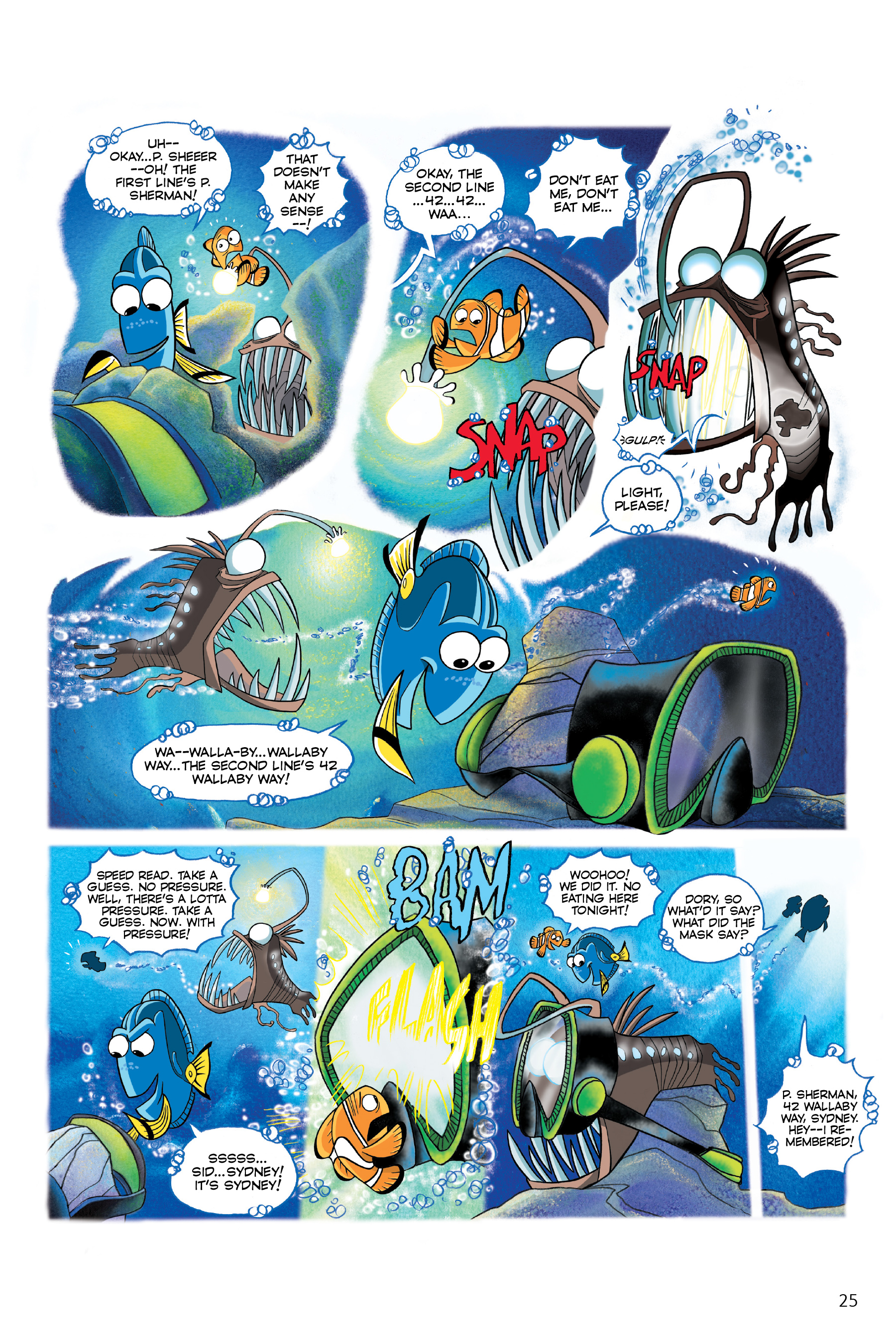 Finding Nemo and Finding Dory: The Story of the Movies in Comics (2020) issue 1 - Page 25