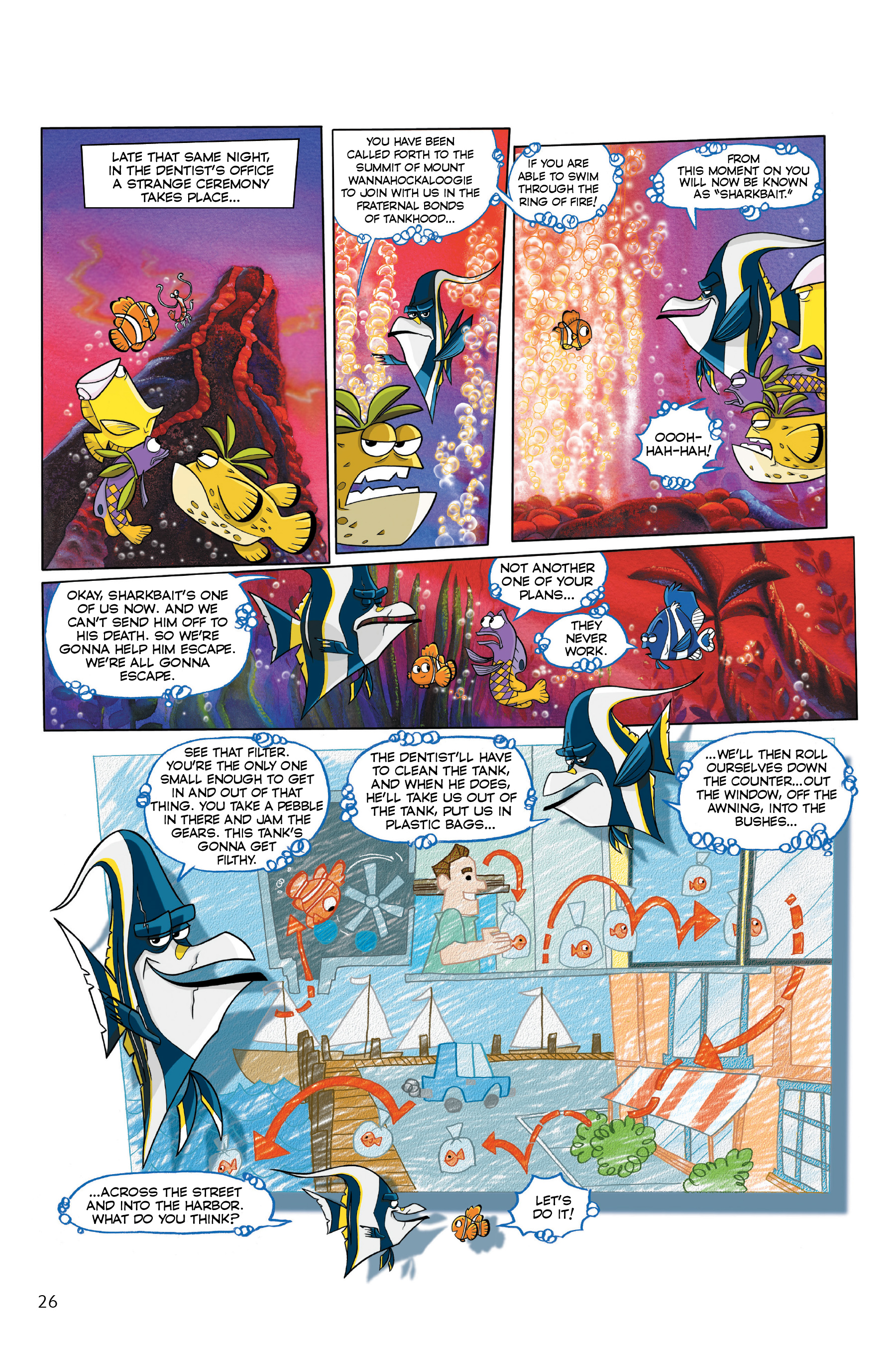 Finding Nemo and Finding Dory: The Story of the Movies in Comics (2020) issue 1 - Page 26