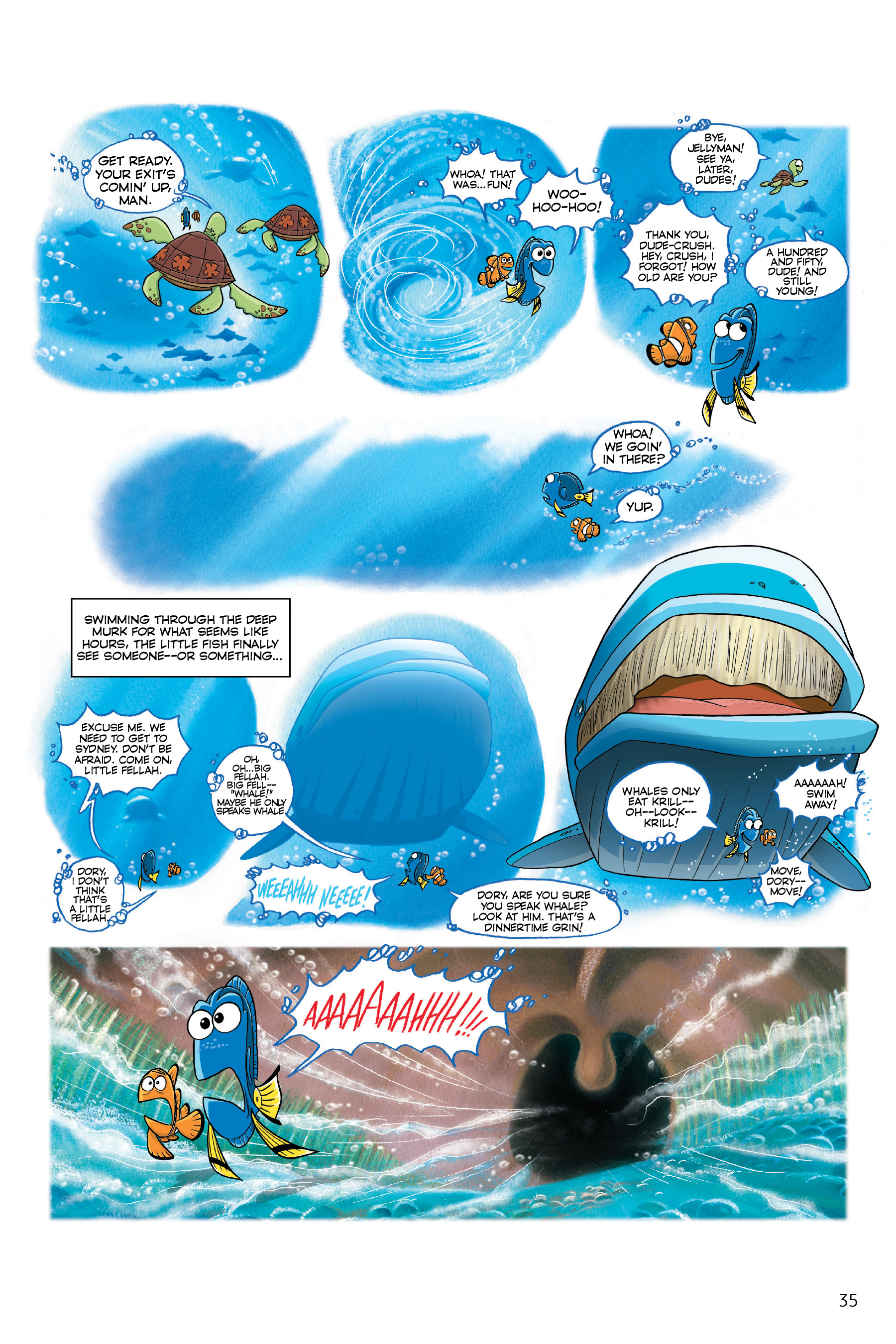 Finding Nemo and Finding Dory: The Story of the Movies in Comics (2020) issue 1 - Page 35