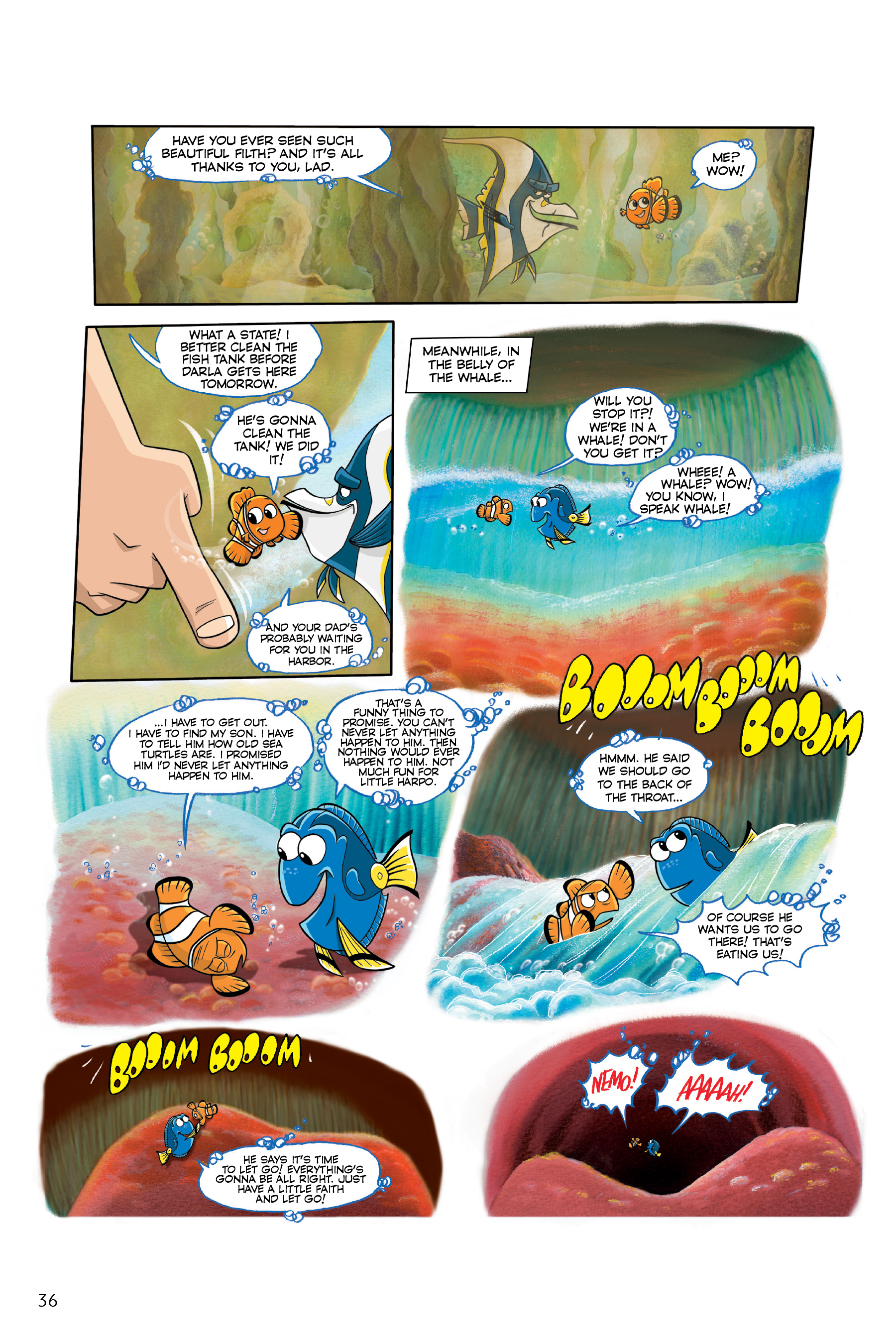 Finding Nemo and Finding Dory: The Story of the Movies in Comics (2020) issue 1 - Page 36