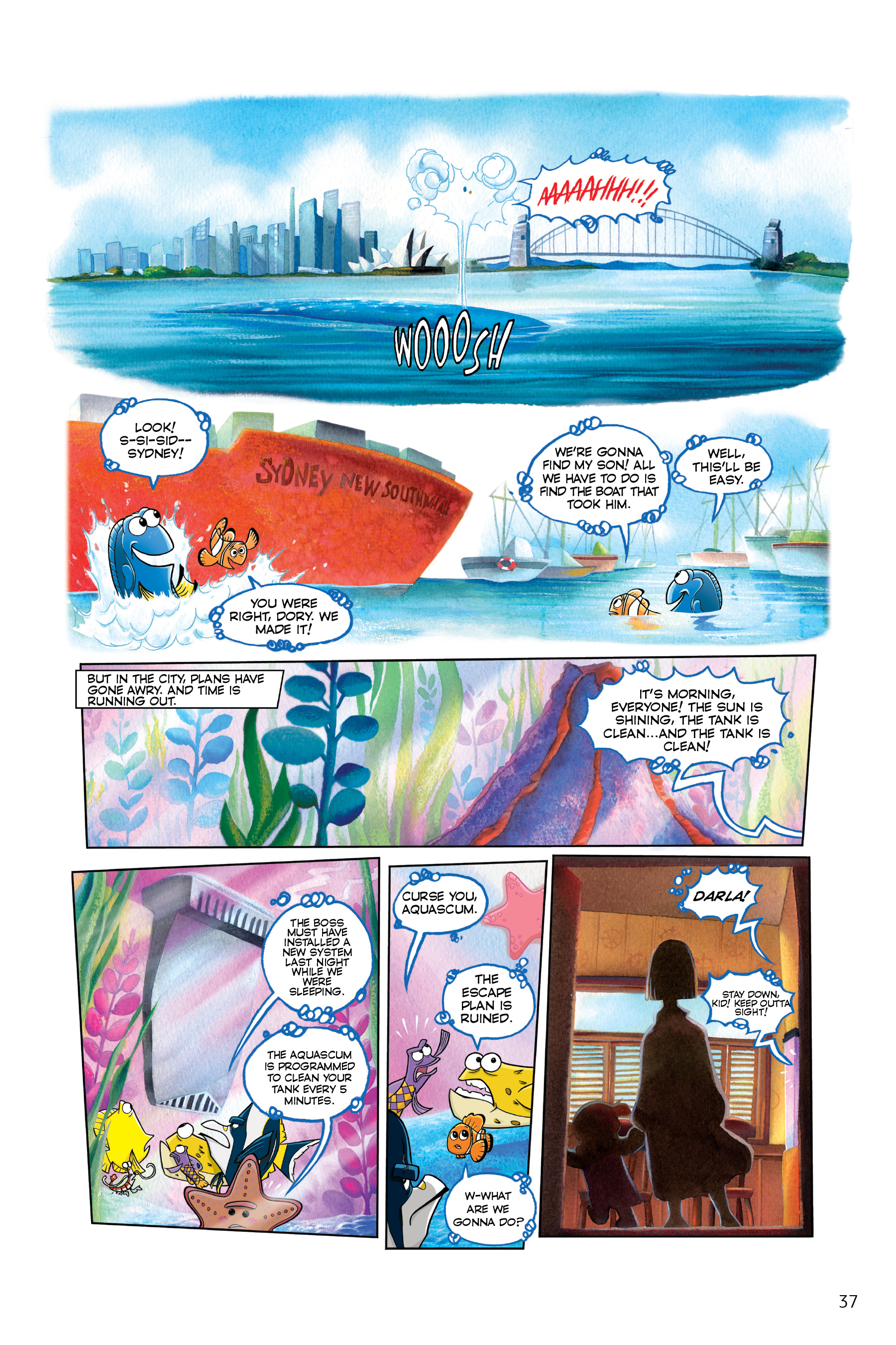 Finding Nemo and Finding Dory: The Story of the Movies in Comics (2020) issue 1 - Page 37