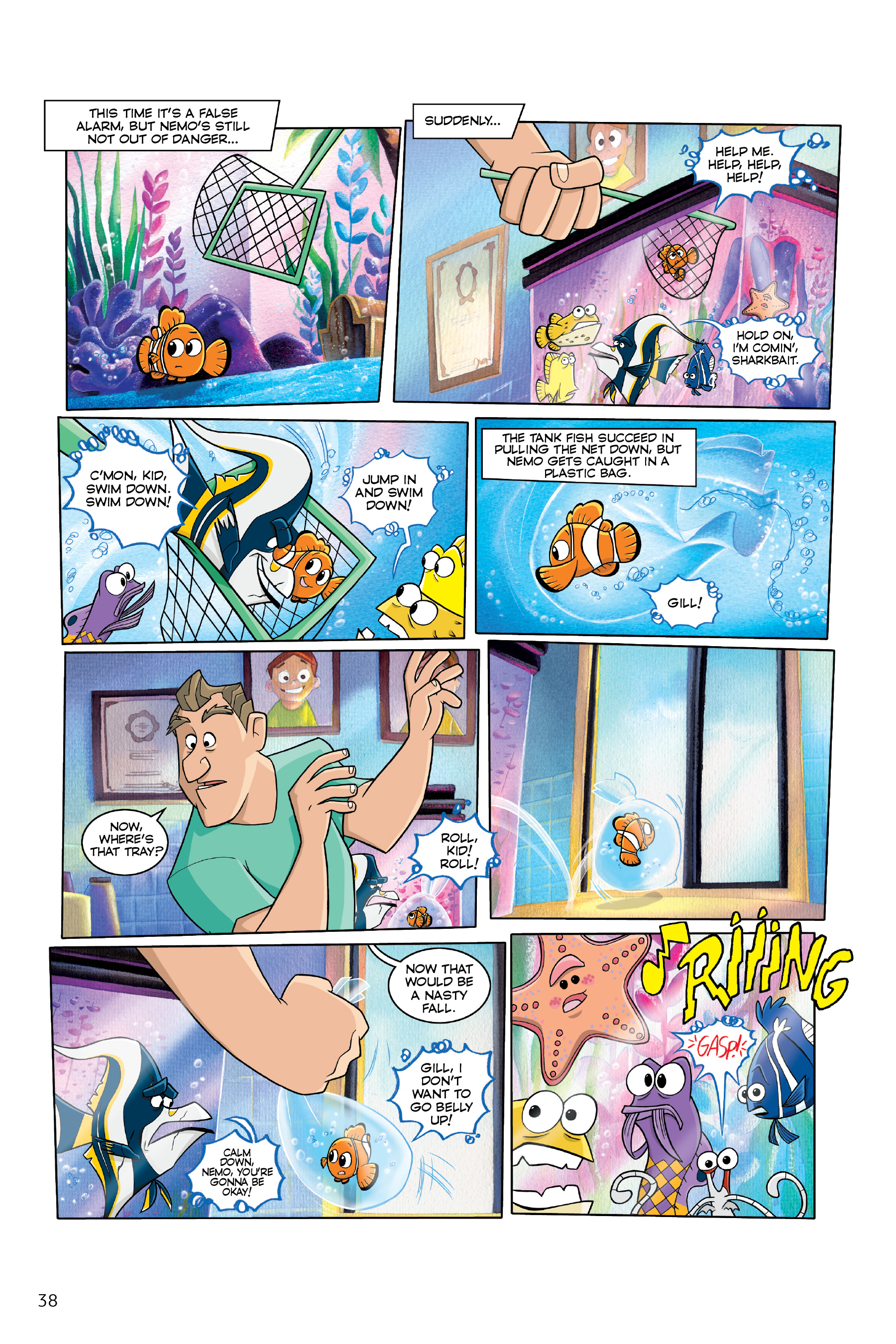 Finding Nemo and Finding Dory: The Story of the Movies in Comics (2020) issue 1 - Page 38