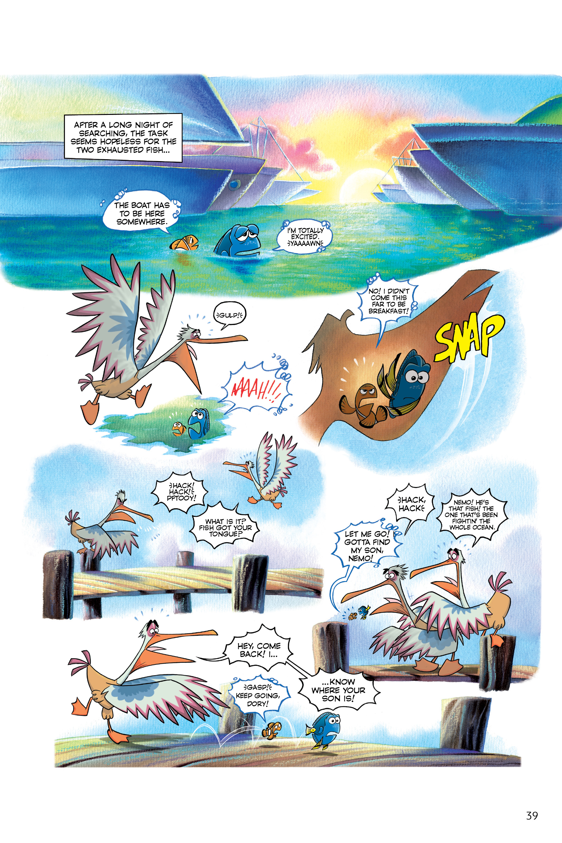 Finding Nemo and Finding Dory: The Story of the Movies in Comics (2020) issue 1 - Page 39