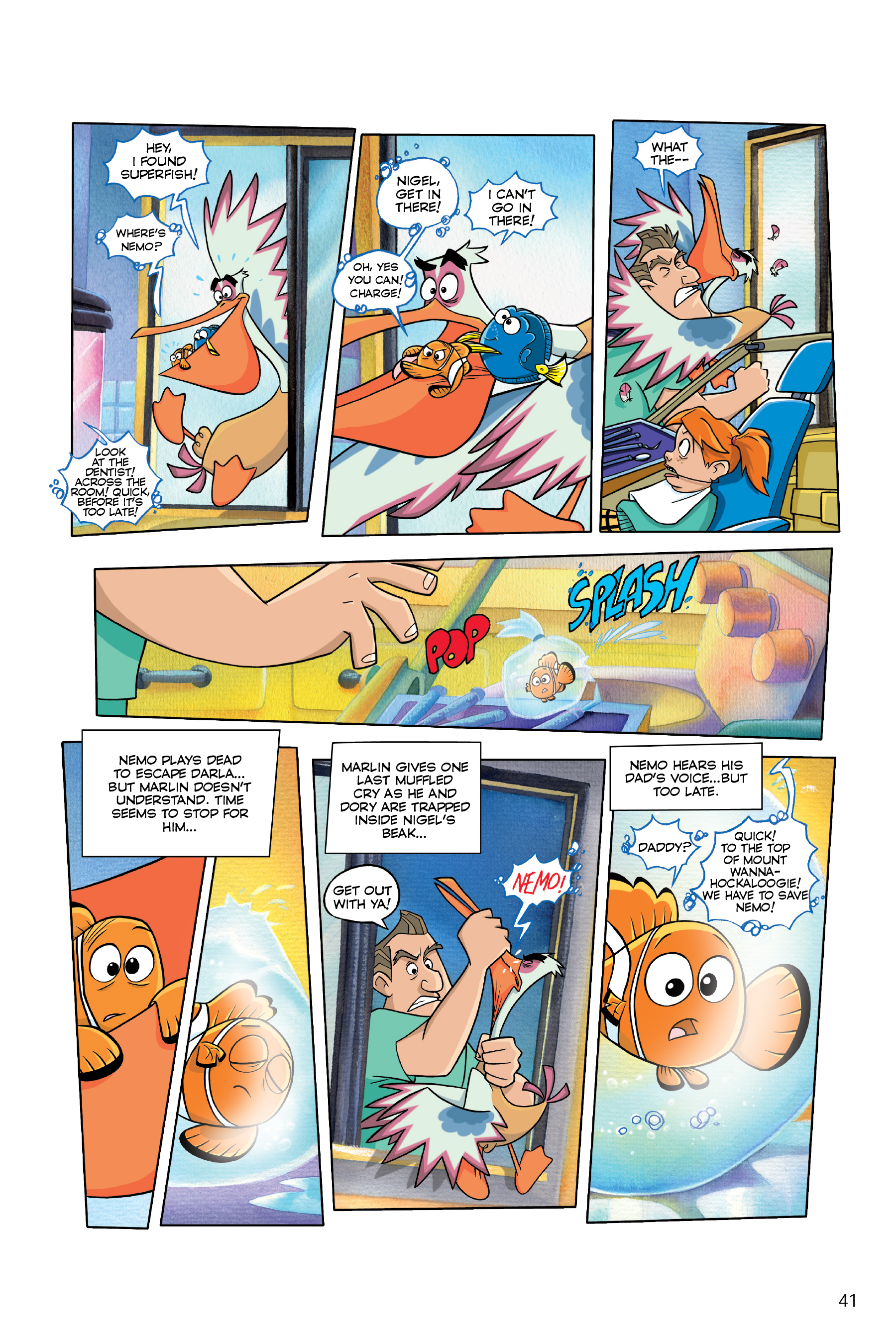 Finding Nemo and Finding Dory: The Story of the Movies in Comics (2020) issue 1 - Page 41