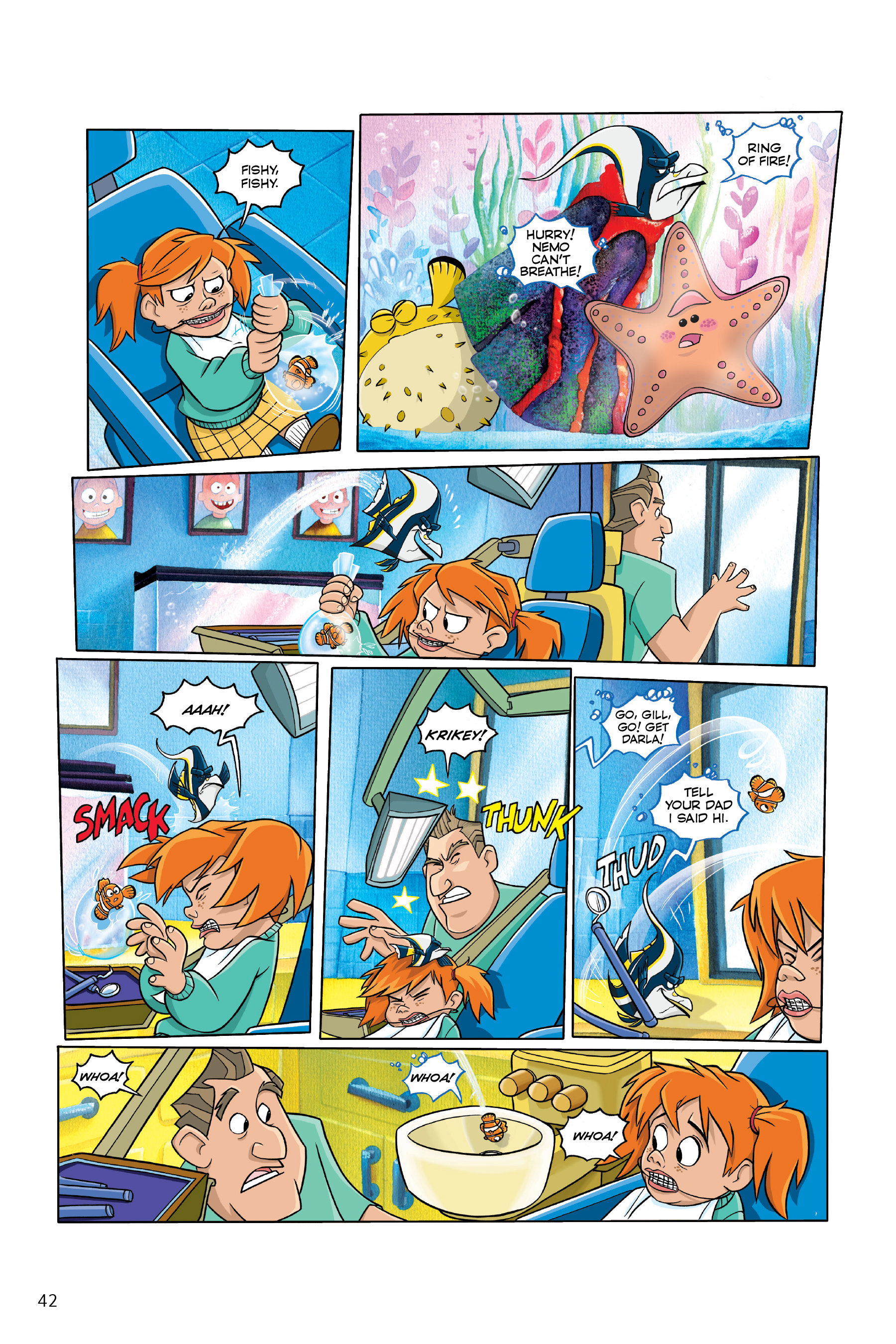 Finding Nemo and Finding Dory: The Story of the Movies in Comics (2020) issue 1 - Page 42