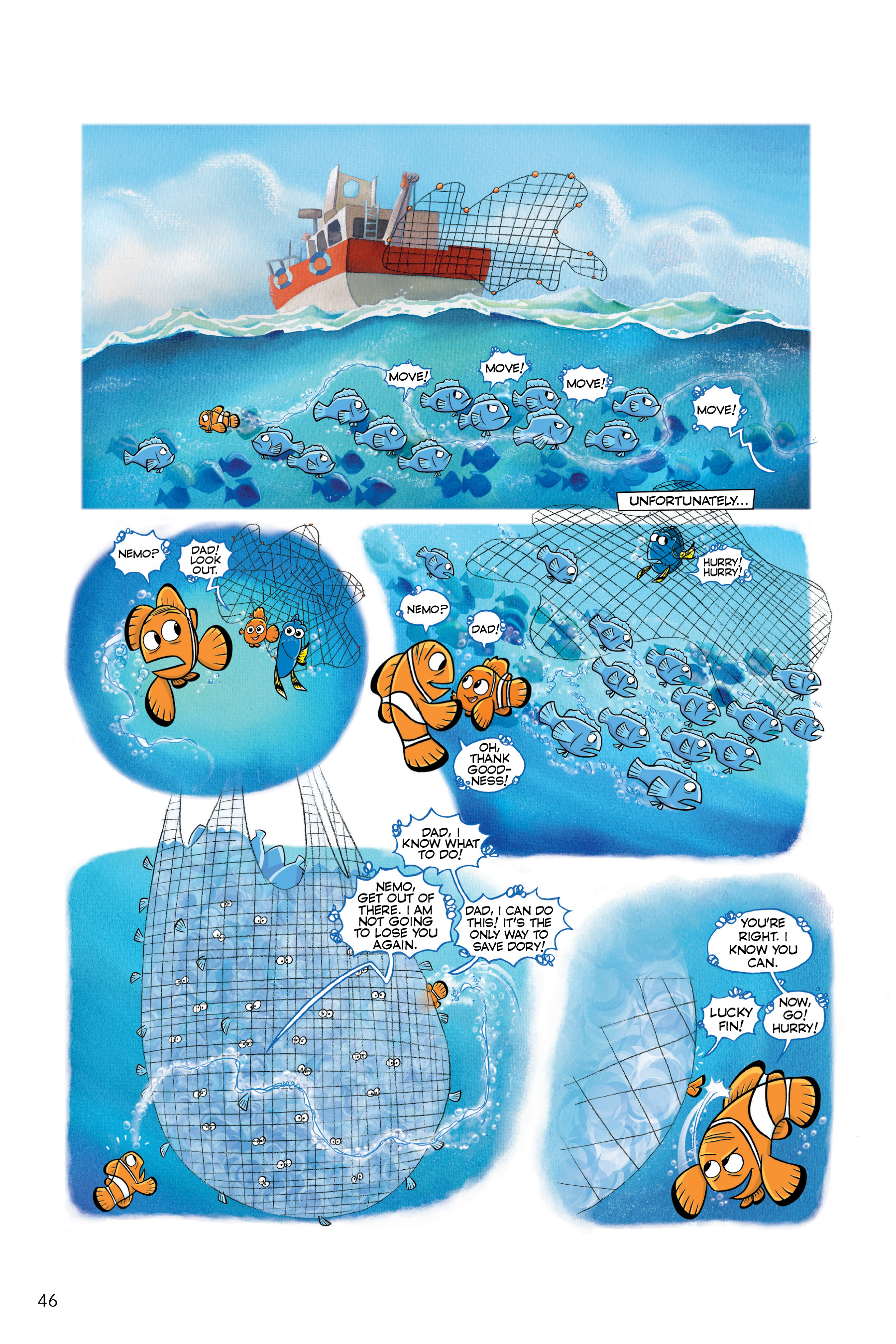 Finding Nemo and Finding Dory: The Story of the Movies in Comics (2020) issue 1 - Page 46