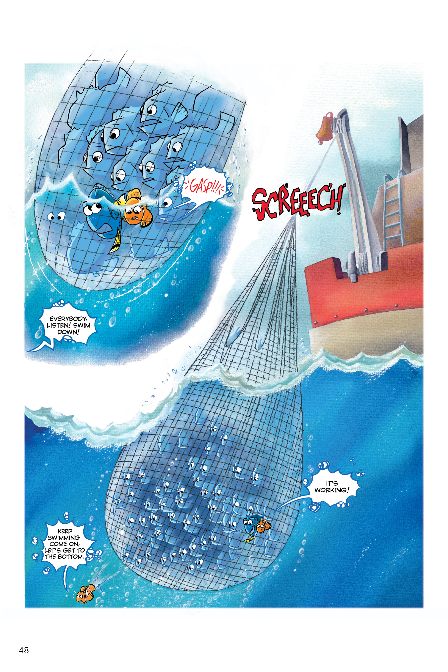 Finding Nemo and Finding Dory: The Story of the Movies in Comics (2020) issue 1 - Page 48