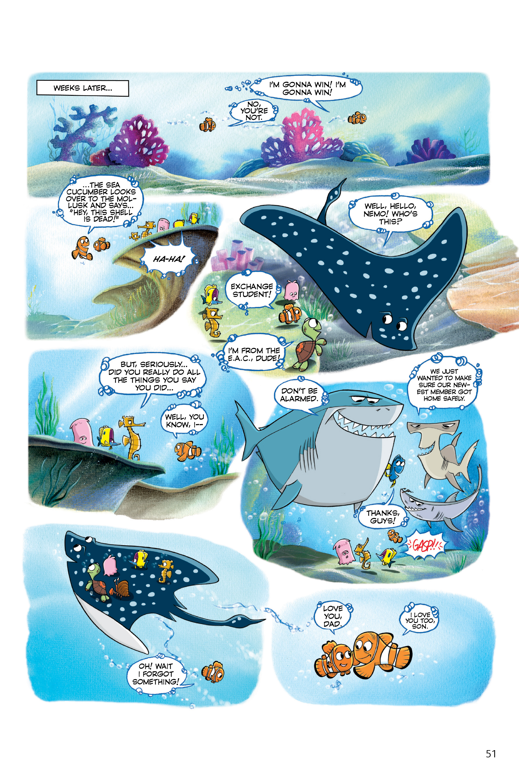 Finding Nemo and Finding Dory: The Story of the Movies in Comics (2020) issue 1 - Page 51