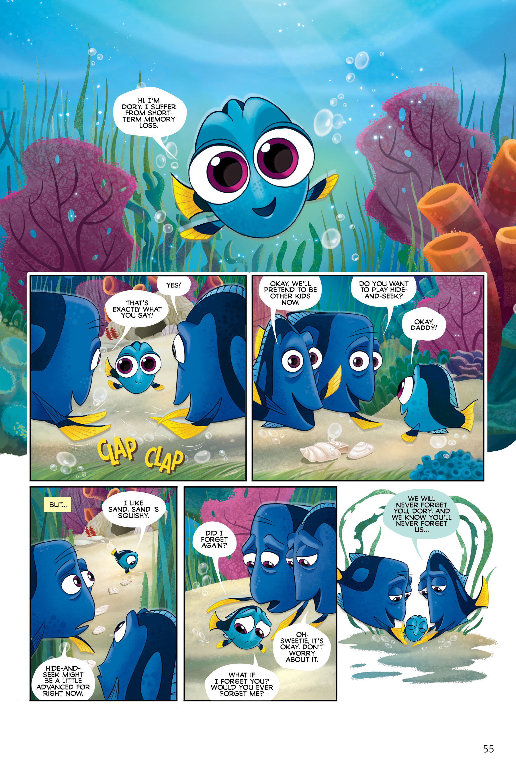 Finding Nemo and Finding Dory: The Story of the Movies in Comics (2020) issue 1 - Page 55