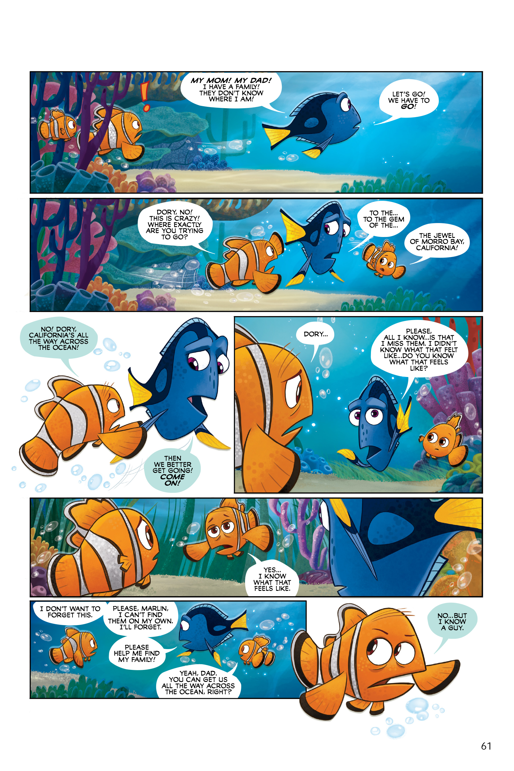 Finding Nemo and Finding Dory: The Story of the Movies in Comics (2020) issue 1 - Page 61