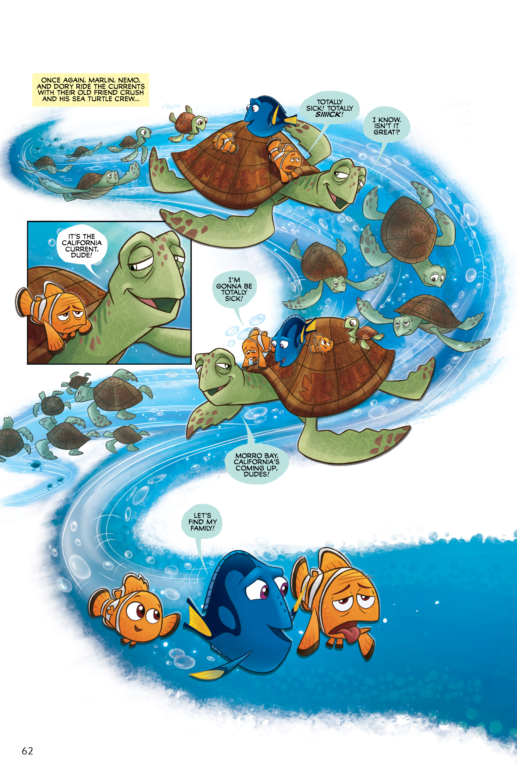 Finding Nemo and Finding Dory: The Story of the Movies in Comics (2020) issue 1 - Page 62