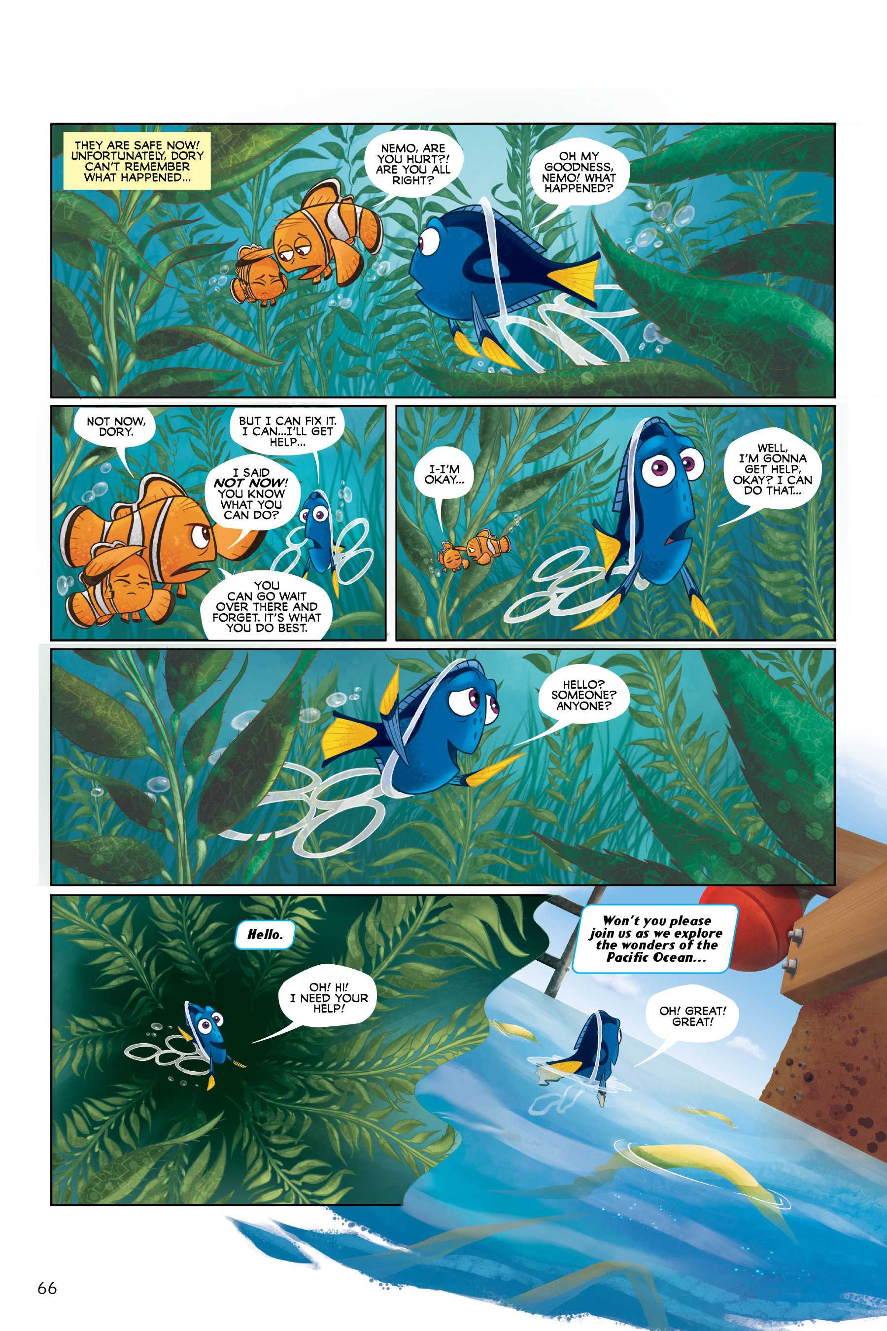 Finding Nemo and Finding Dory: The Story of the Movies in Comics (2020) issue 1 - Page 66