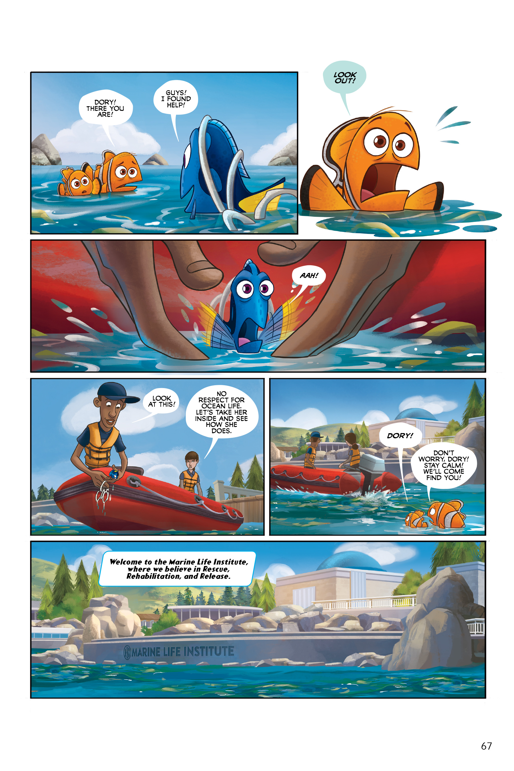 Finding Nemo and Finding Dory: The Story of the Movies in Comics (2020) issue 1 - Page 67