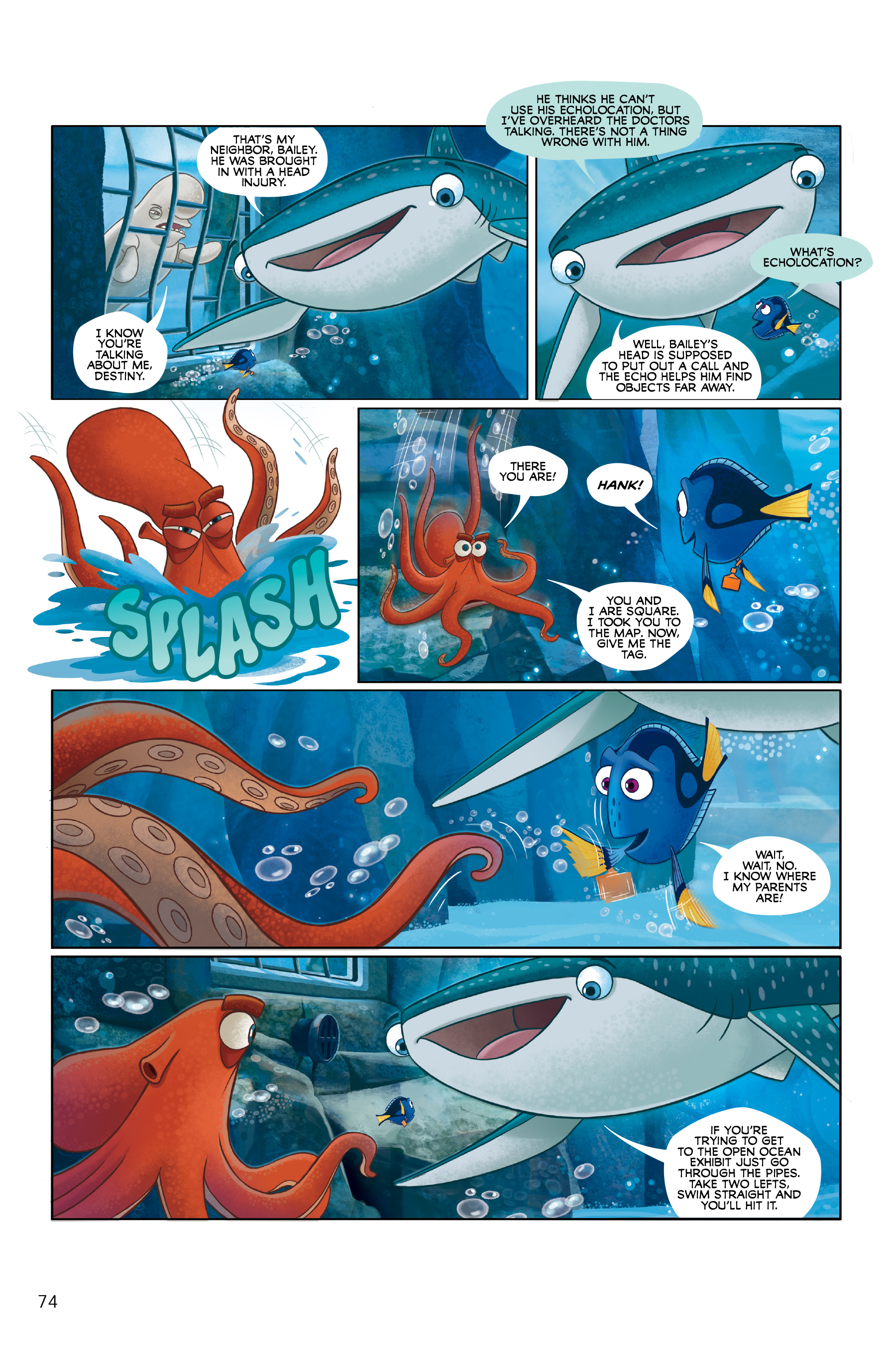 Finding Nemo and Finding Dory: The Story of the Movies in Comics (2020) issue 1 - Page 74