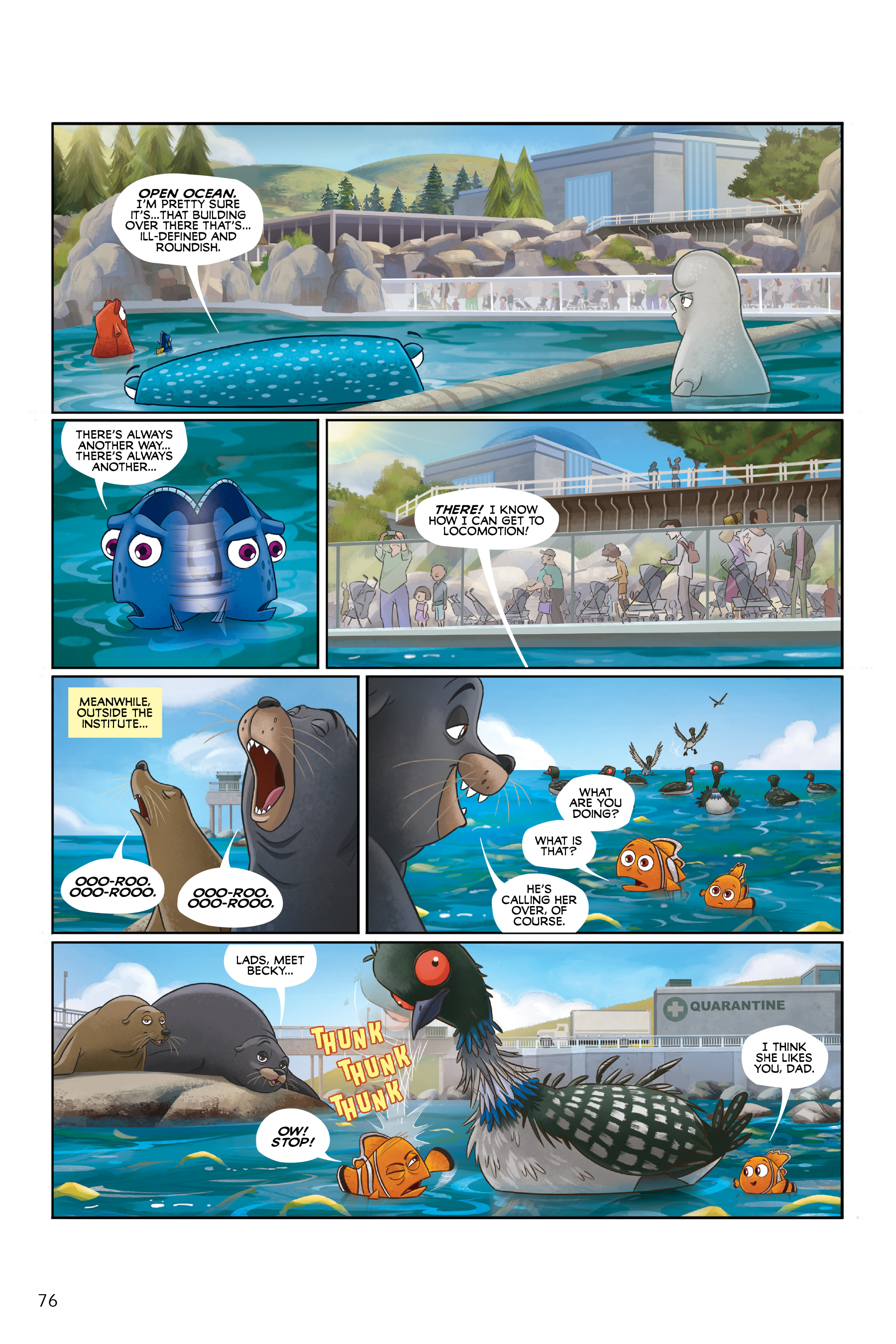 Finding Nemo and Finding Dory: The Story of the Movies in Comics (2020) issue 1 - Page 76