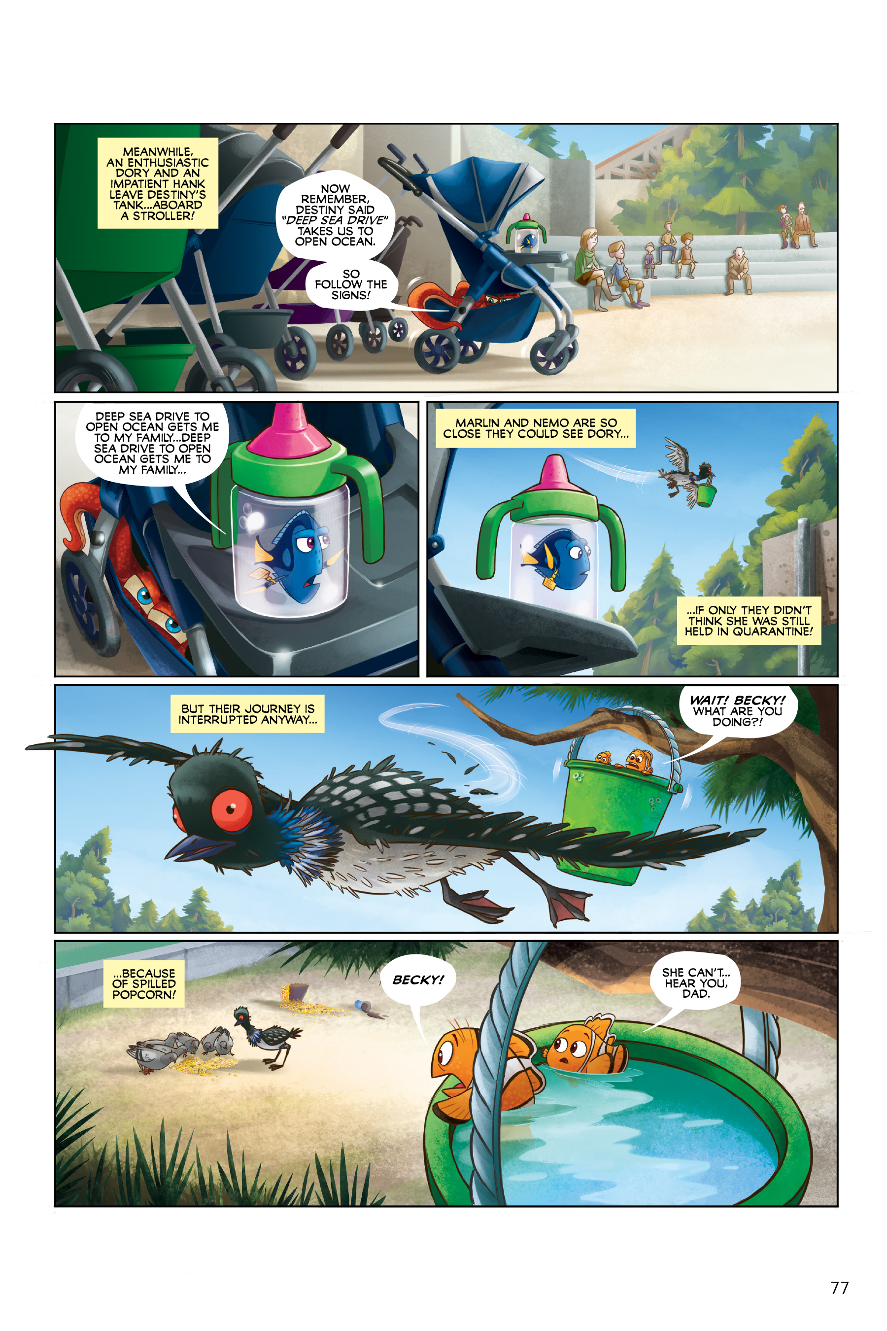 Finding Nemo and Finding Dory: The Story of the Movies in Comics (2020) issue 1 - Page 77