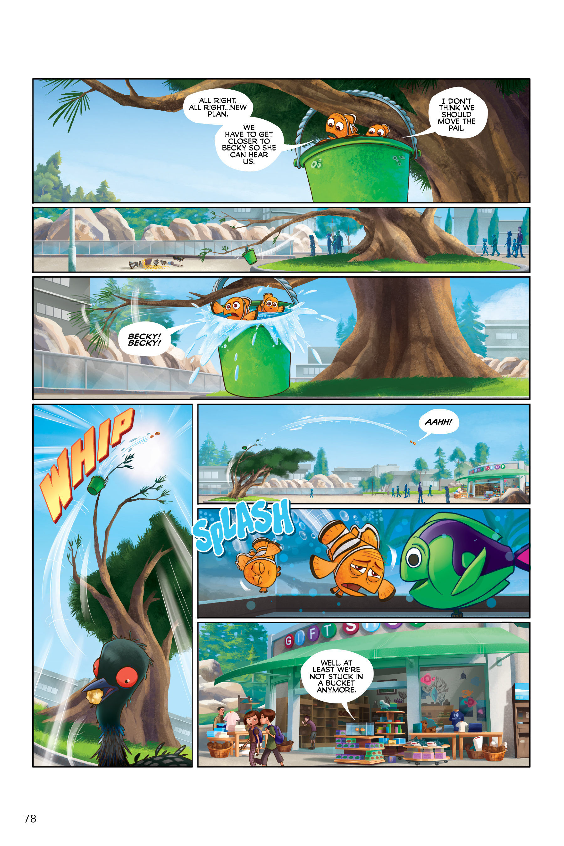 Finding Nemo and Finding Dory: The Story of the Movies in Comics (2020) issue 1 - Page 78