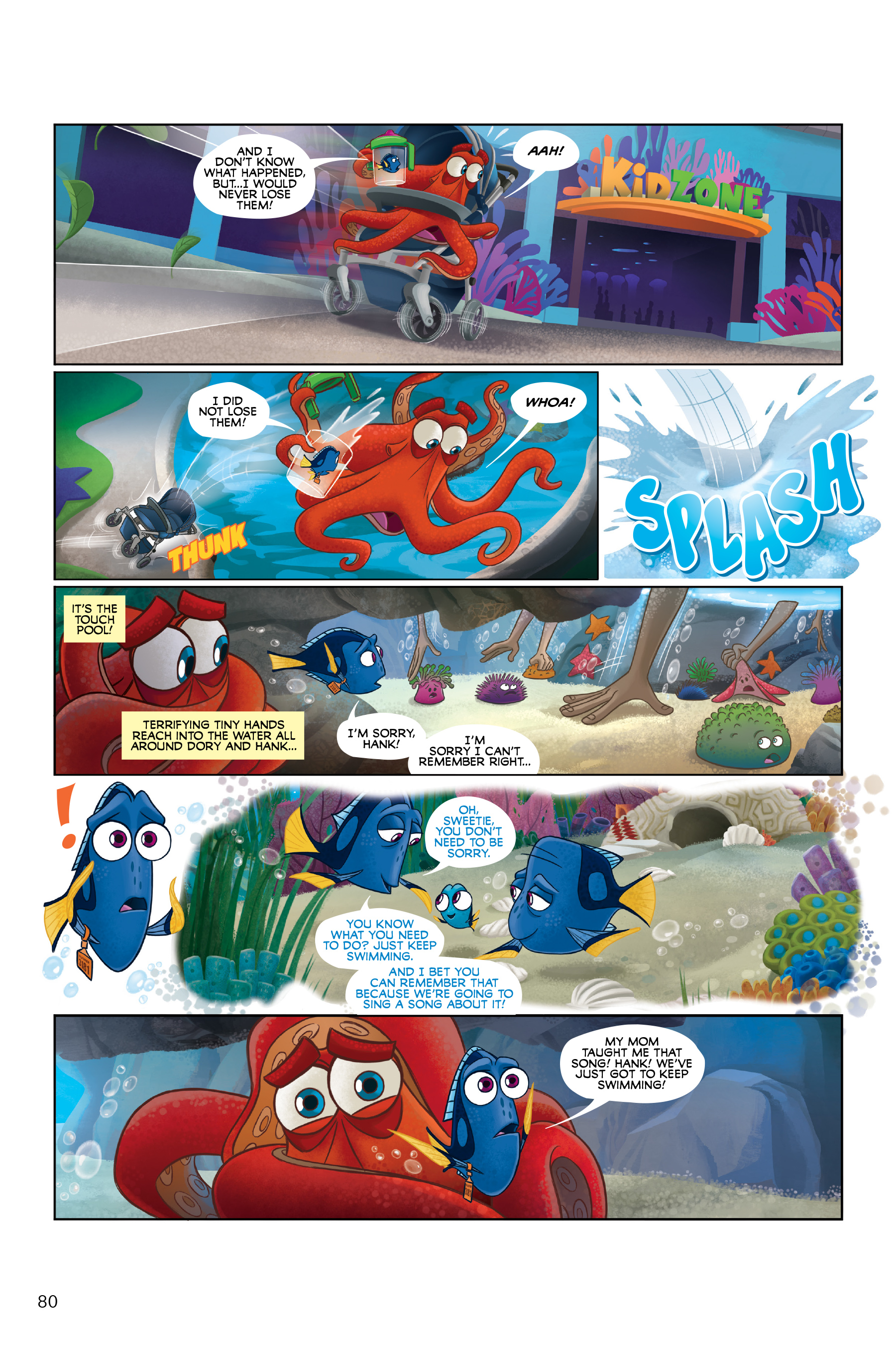 Finding Nemo and Finding Dory: The Story of the Movies in Comics (2020) issue 1 - Page 80