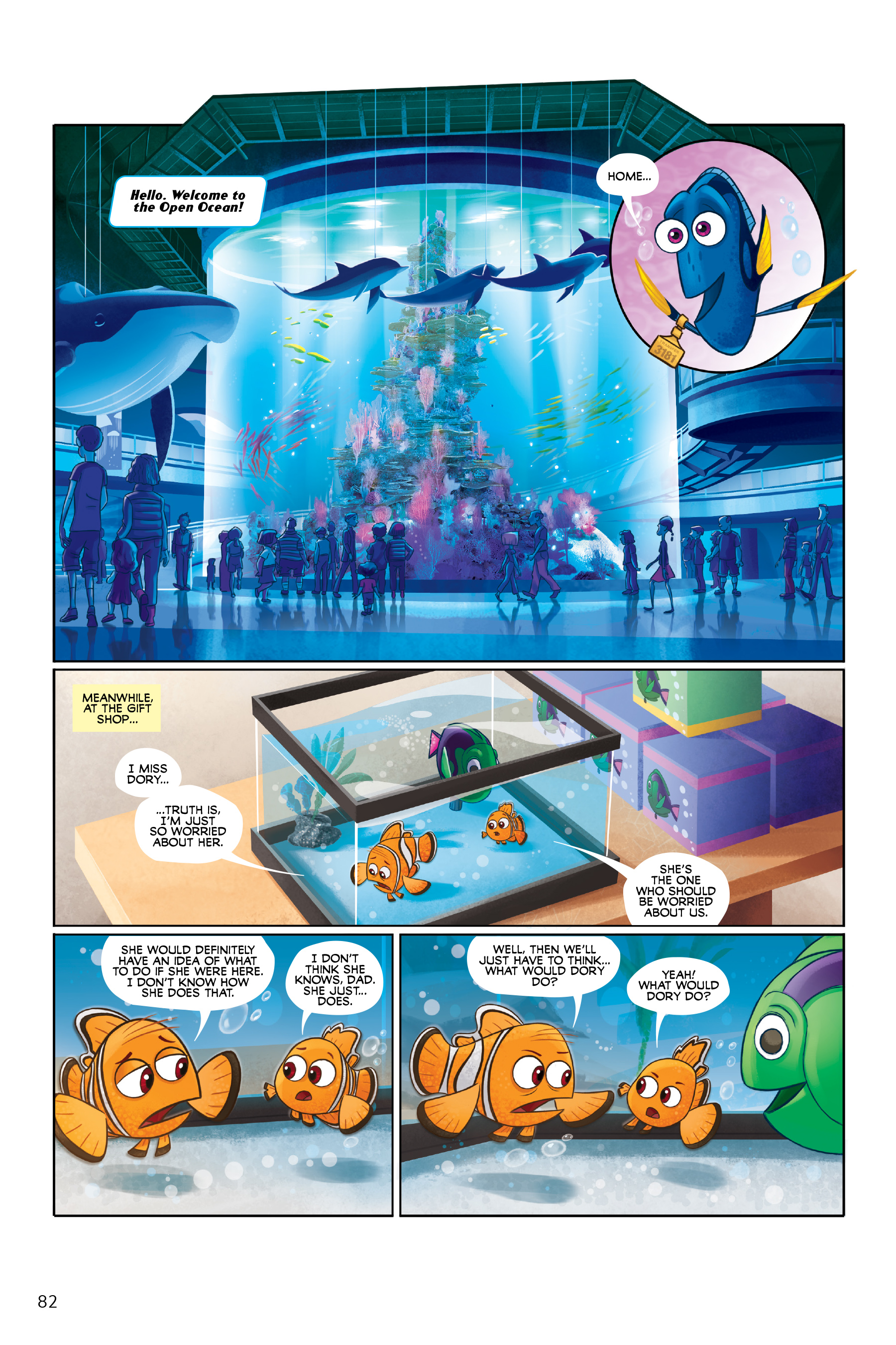 Finding Nemo and Finding Dory: The Story of the Movies in Comics (2020) issue 1 - Page 82