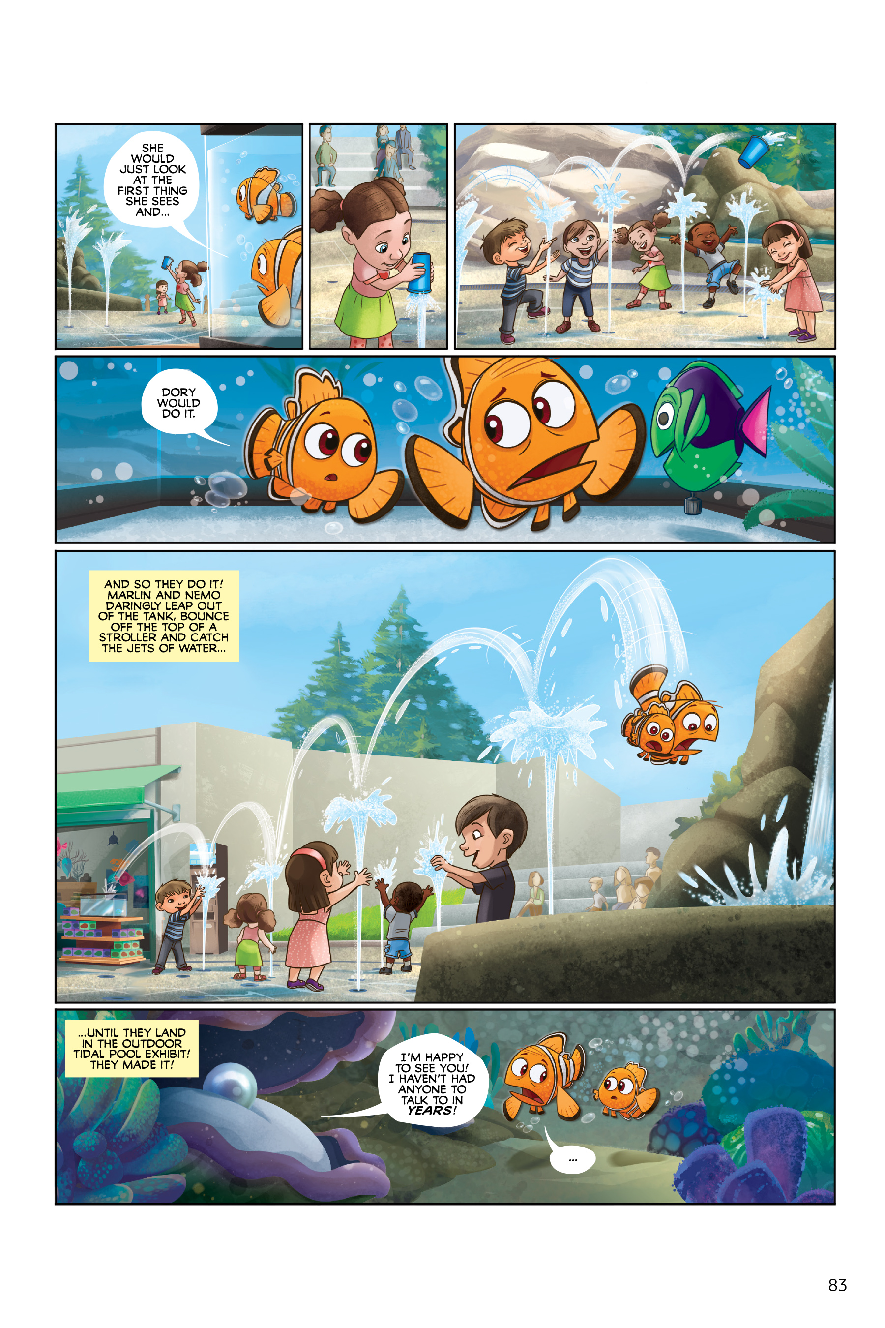 Finding Nemo and Finding Dory: The Story of the Movies in Comics (2020) issue 1 - Page 83