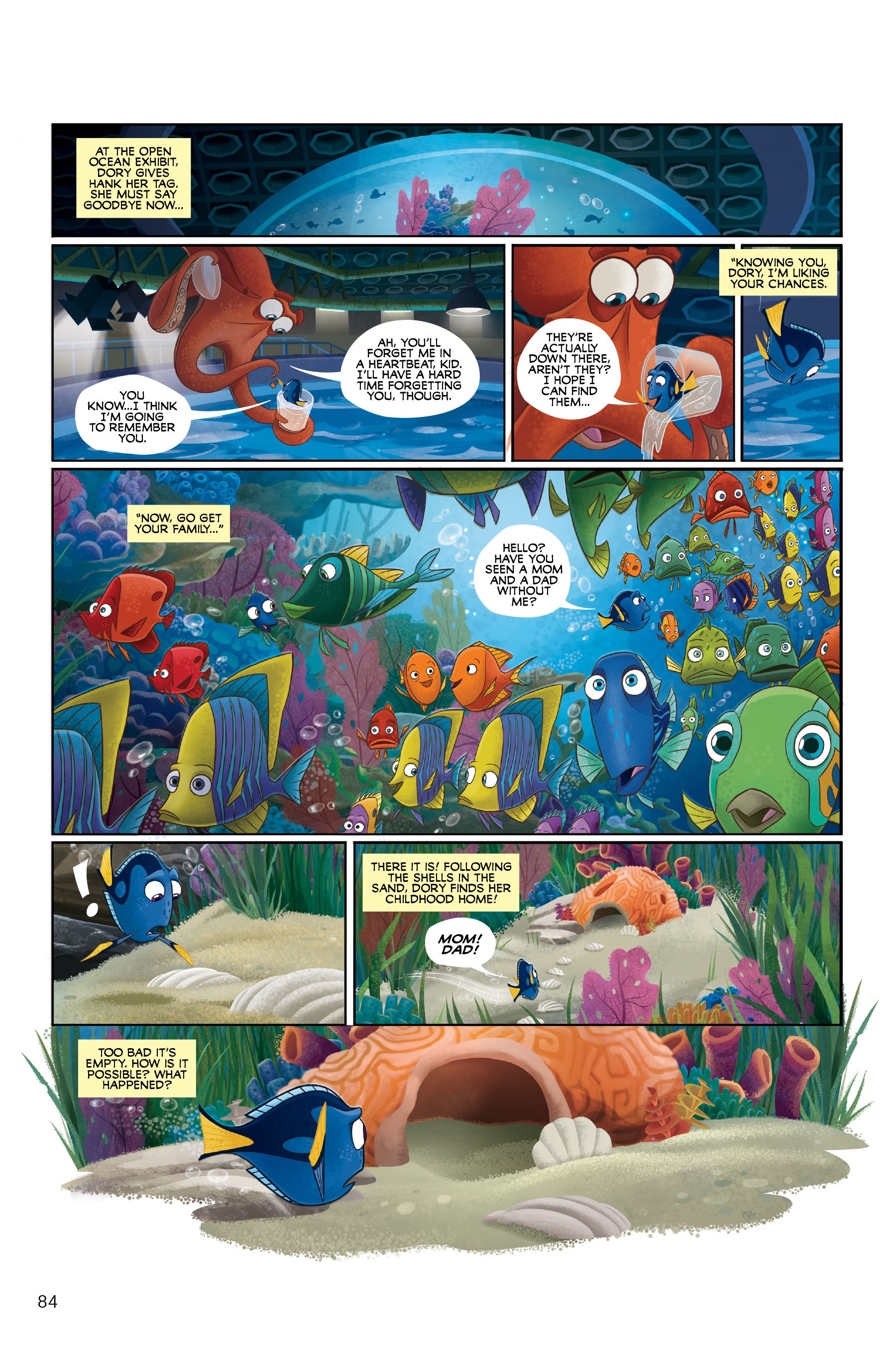 Finding Nemo and Finding Dory: The Story of the Movies in Comics (2020) issue 1 - Page 84