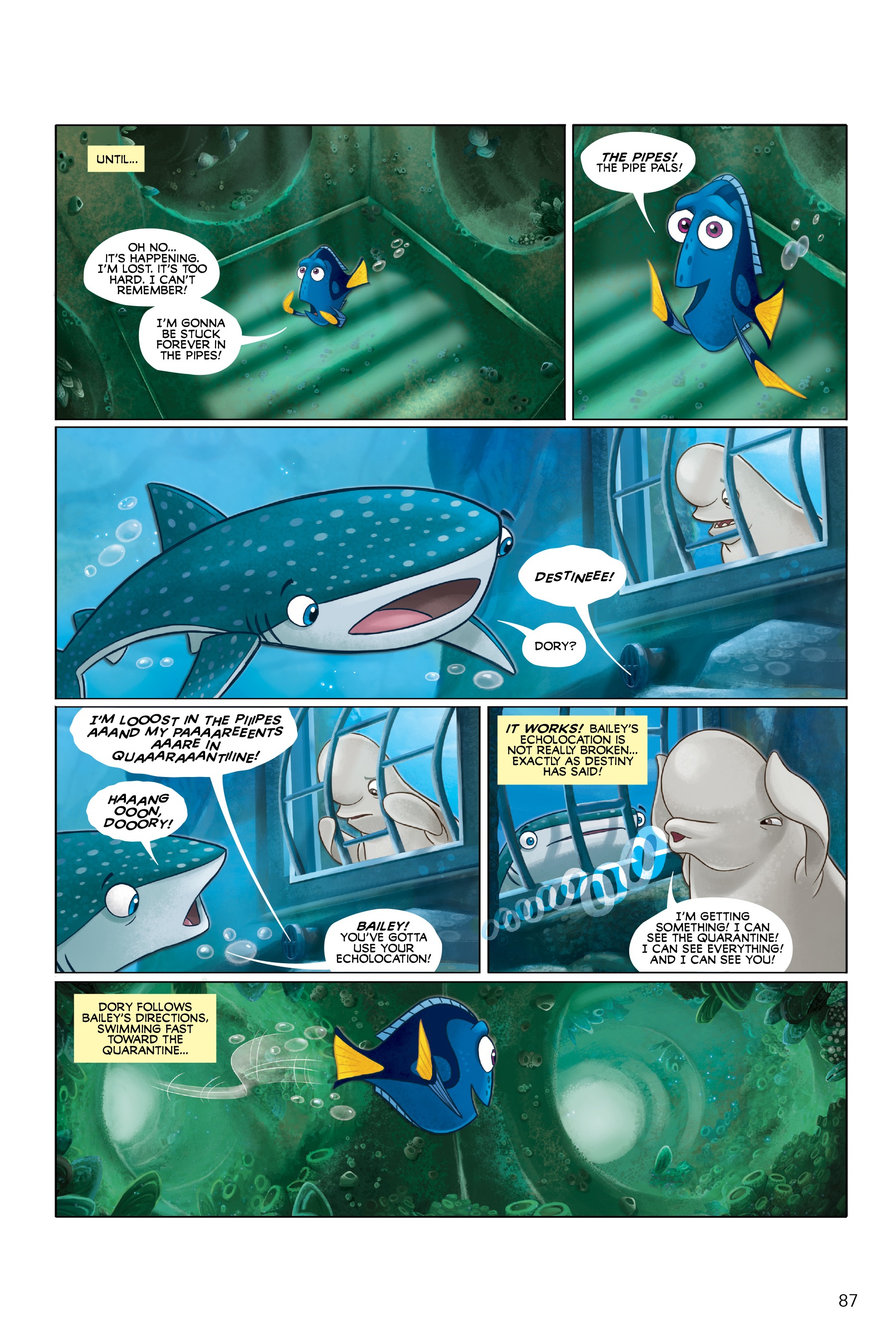 Finding Nemo and Finding Dory: The Story of the Movies in Comics (2020) issue 1 - Page 87