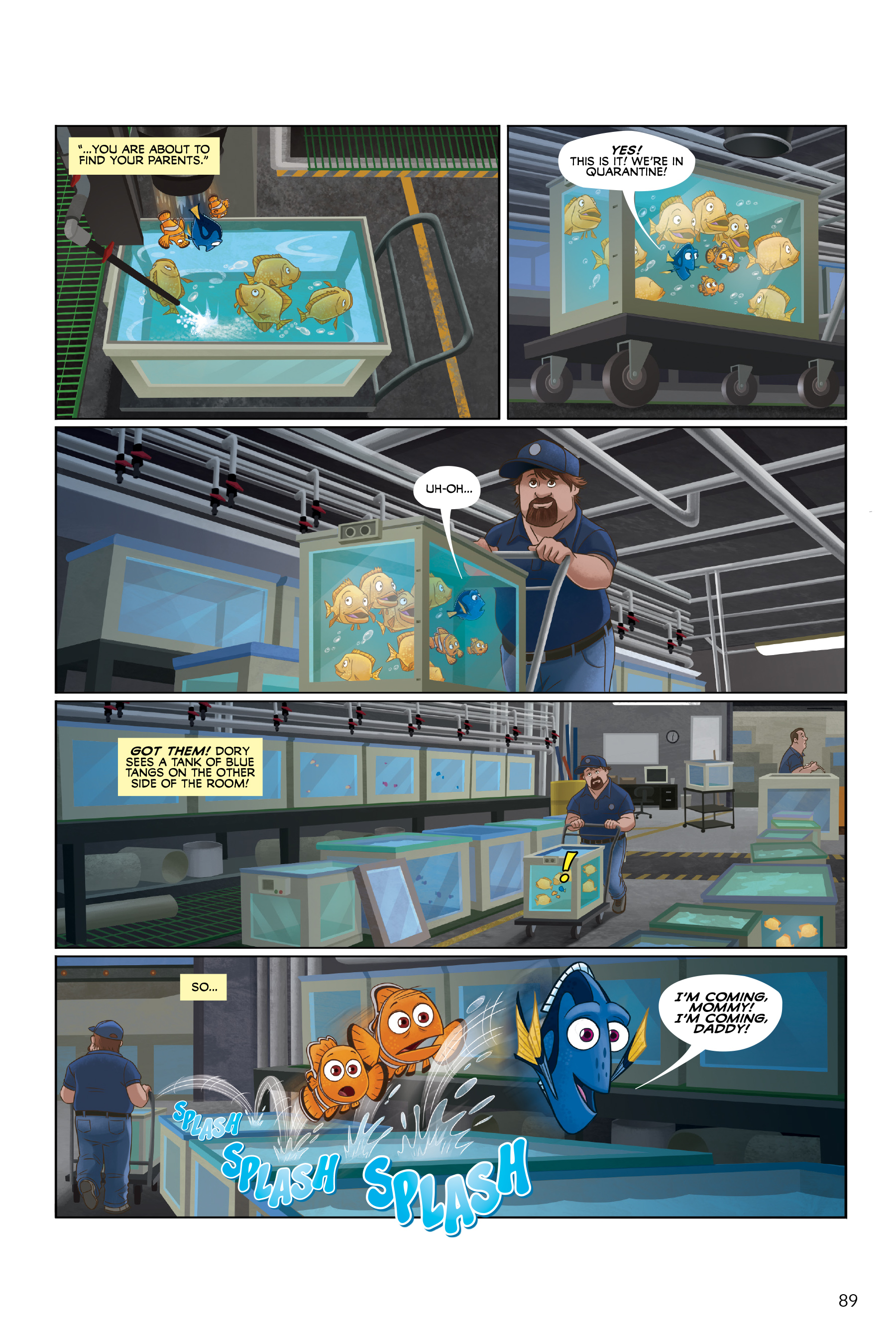 Finding Nemo and Finding Dory: The Story of the Movies in Comics (2020) issue 1 - Page 89