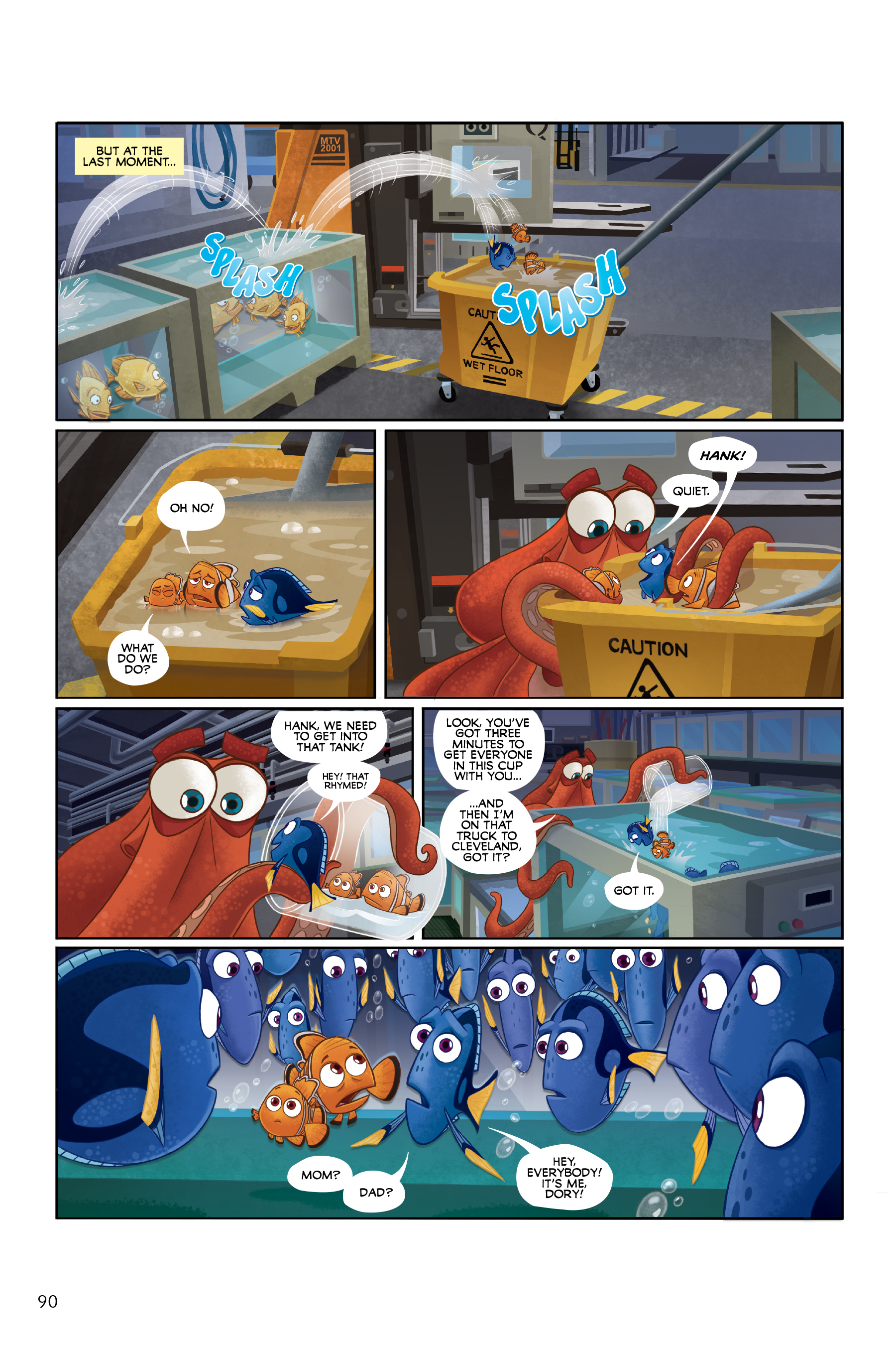 Finding Nemo and Finding Dory: The Story of the Movies in Comics (2020) issue 1 - Page 90