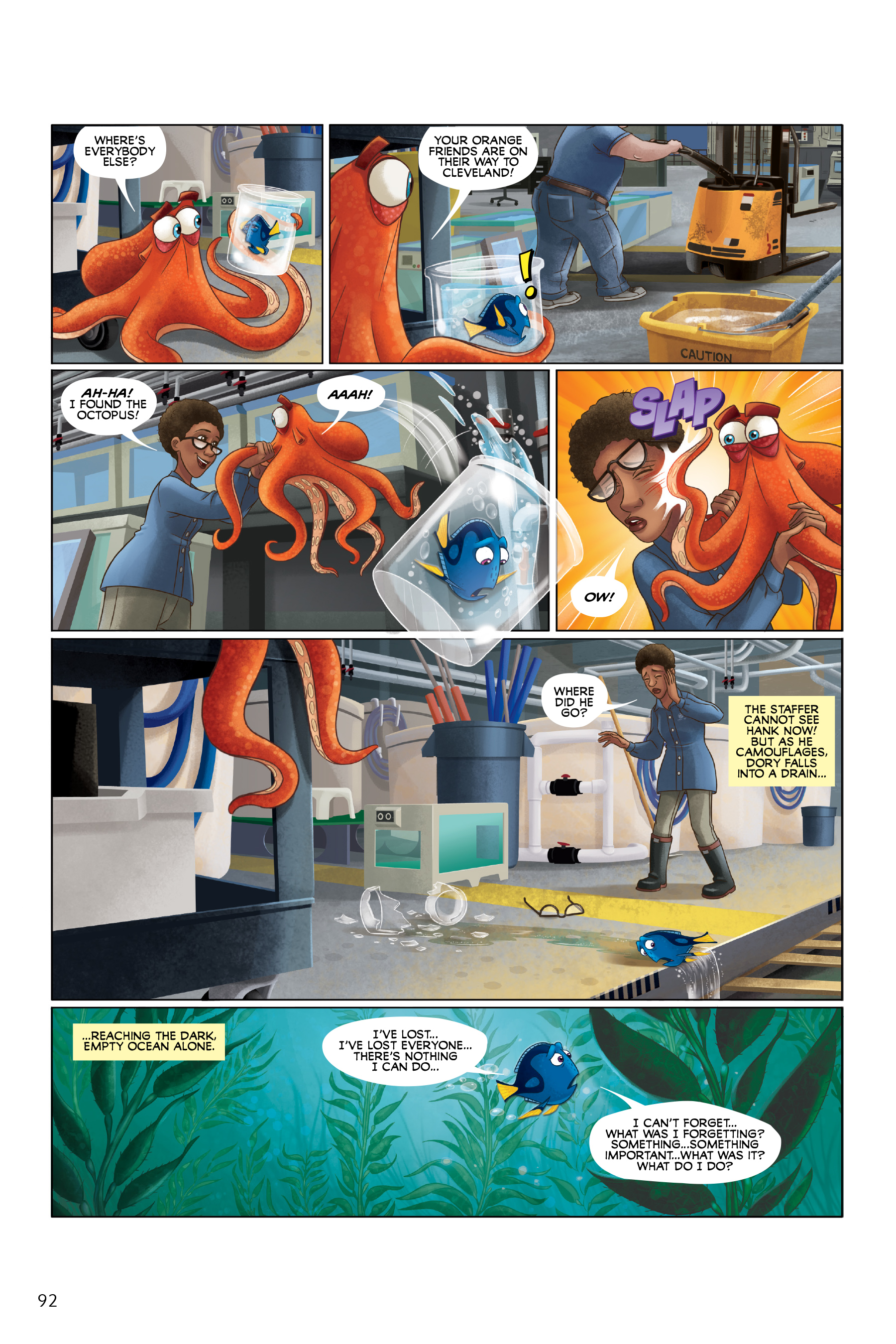 Finding Nemo and Finding Dory: The Story of the Movies in Comics (2020) issue 1 - Page 92