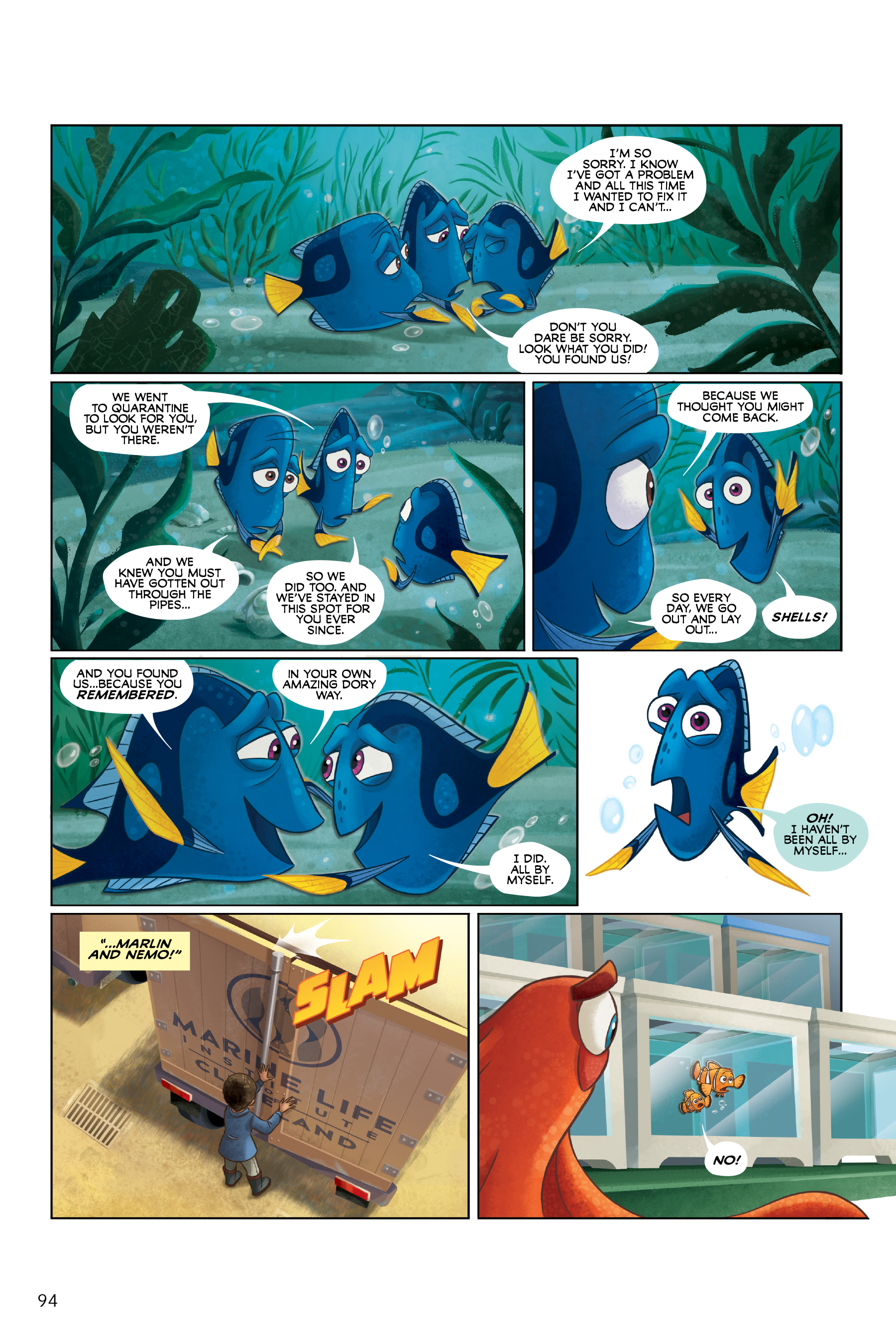 Finding Nemo and Finding Dory: The Story of the Movies in Comics (2020) issue 1 - Page 94