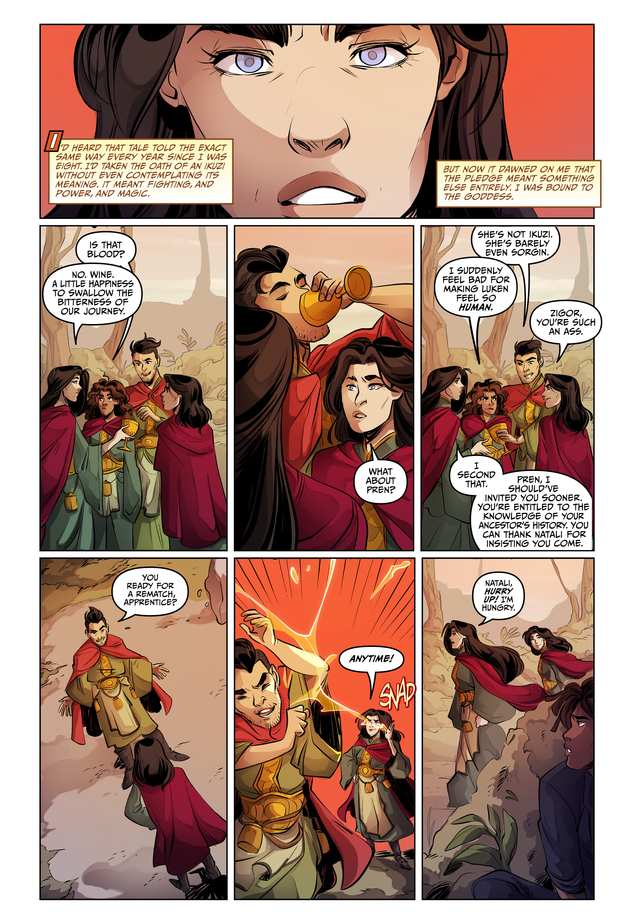 Firebrand: The Initiation of Natali Presano (2019) issue Vol. 1 - Page 127