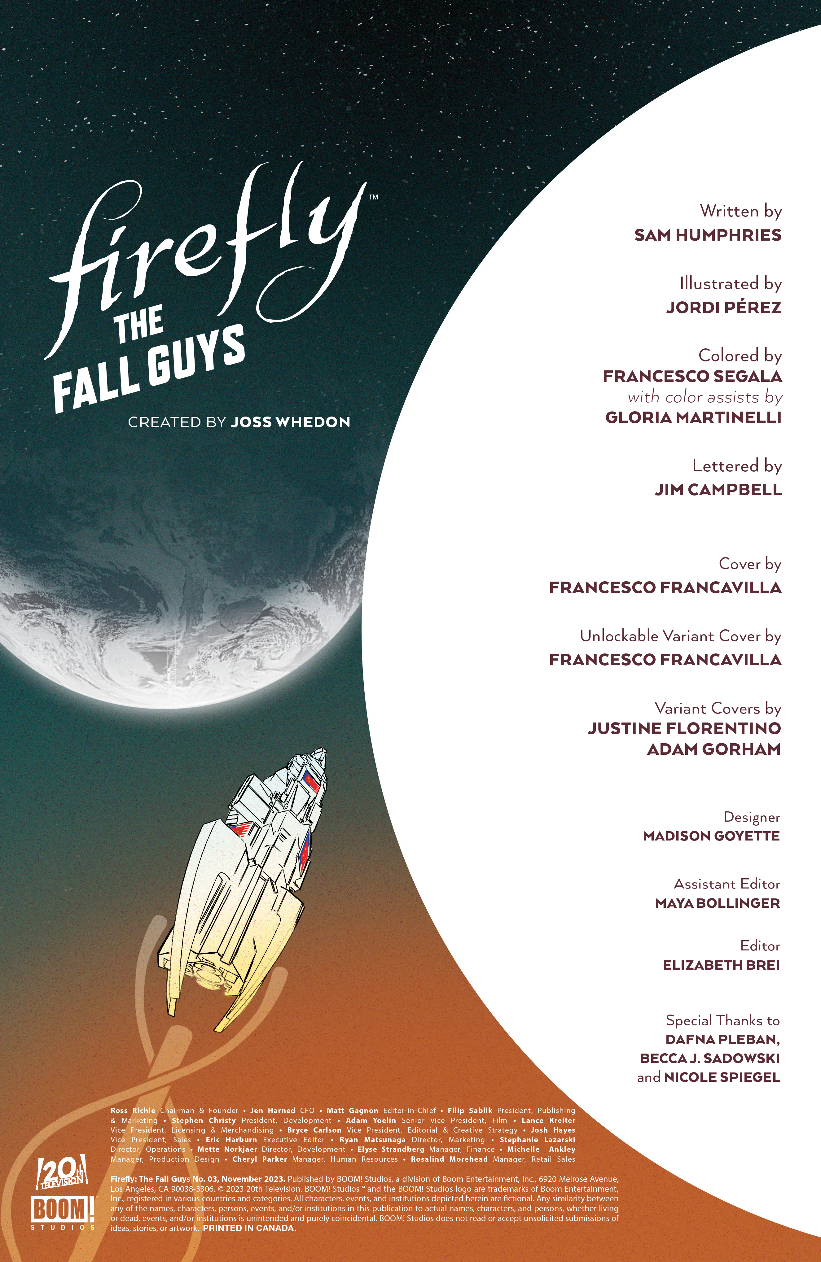 Firefly: The Fall Guys (2023-) issue 3 - Page 2