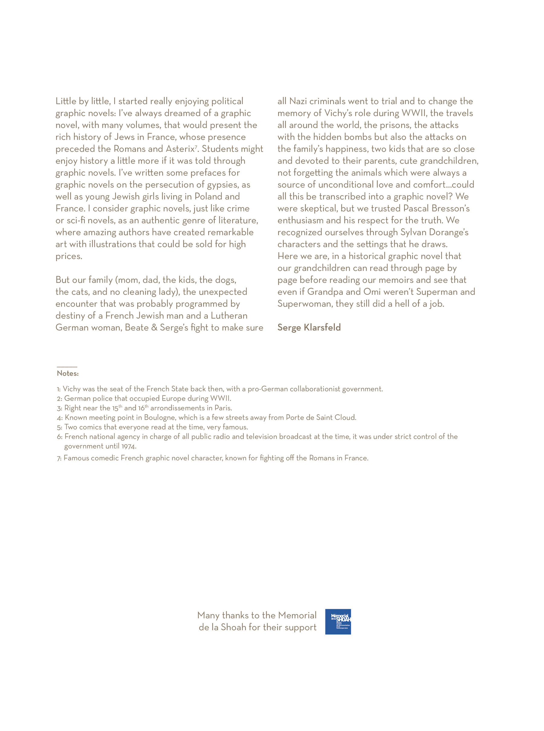 For Justice: The Serge & Beate Klarsfeld Story (2021) issue 1 - Page 5