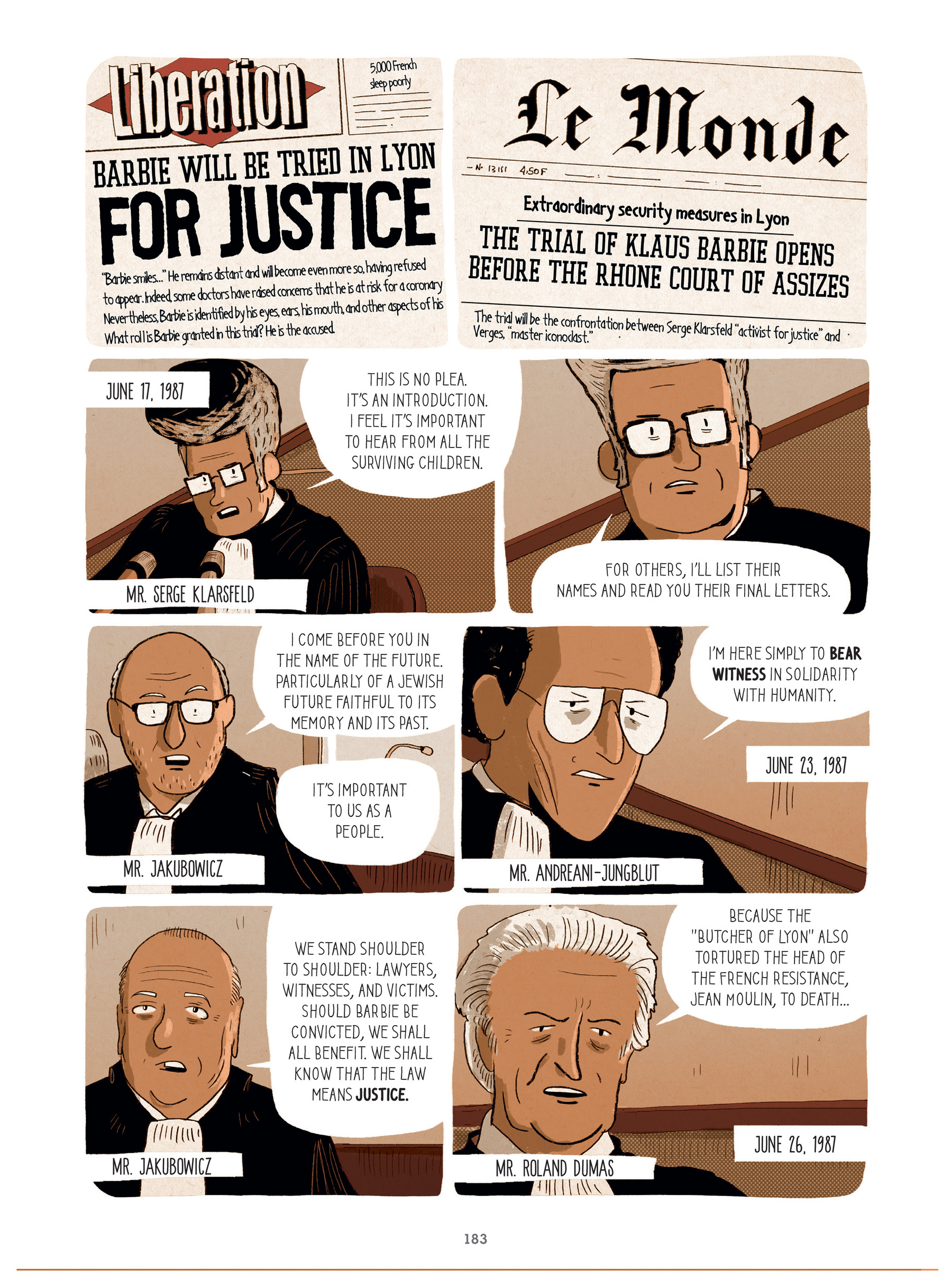 For Justice: The Serge & Beate Klarsfeld Story (2021) issue 1 - Page 182