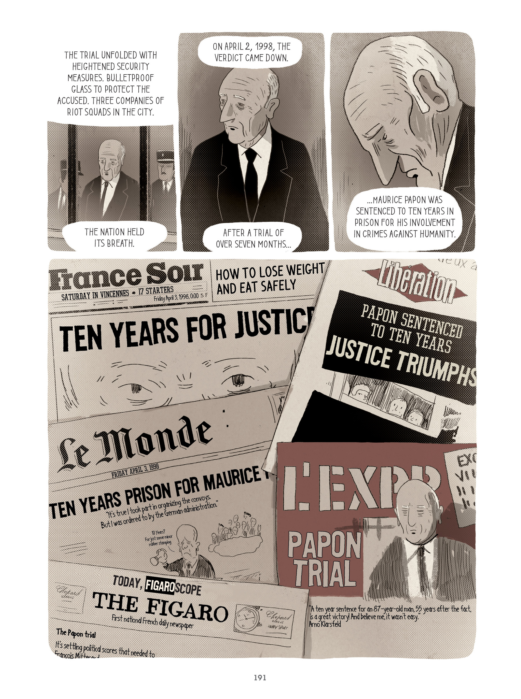 For Justice: The Serge & Beate Klarsfeld Story (2021) issue 1 - Page 190