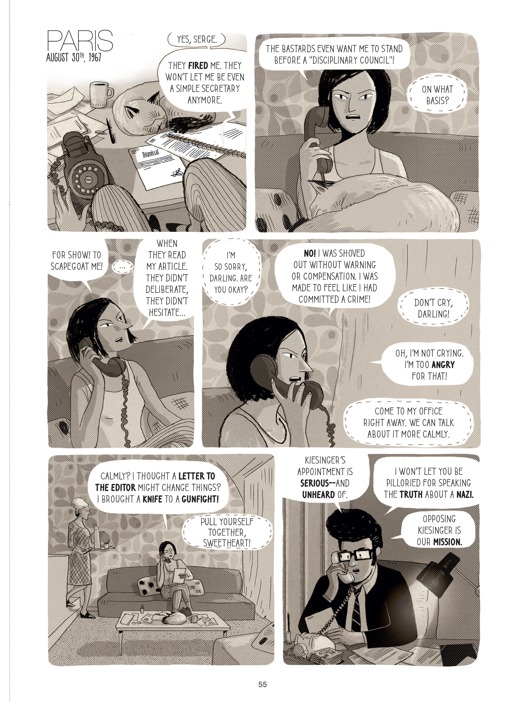 For Justice: The Serge & Beate Klarsfeld Story (2021) issue 1 - Page 55